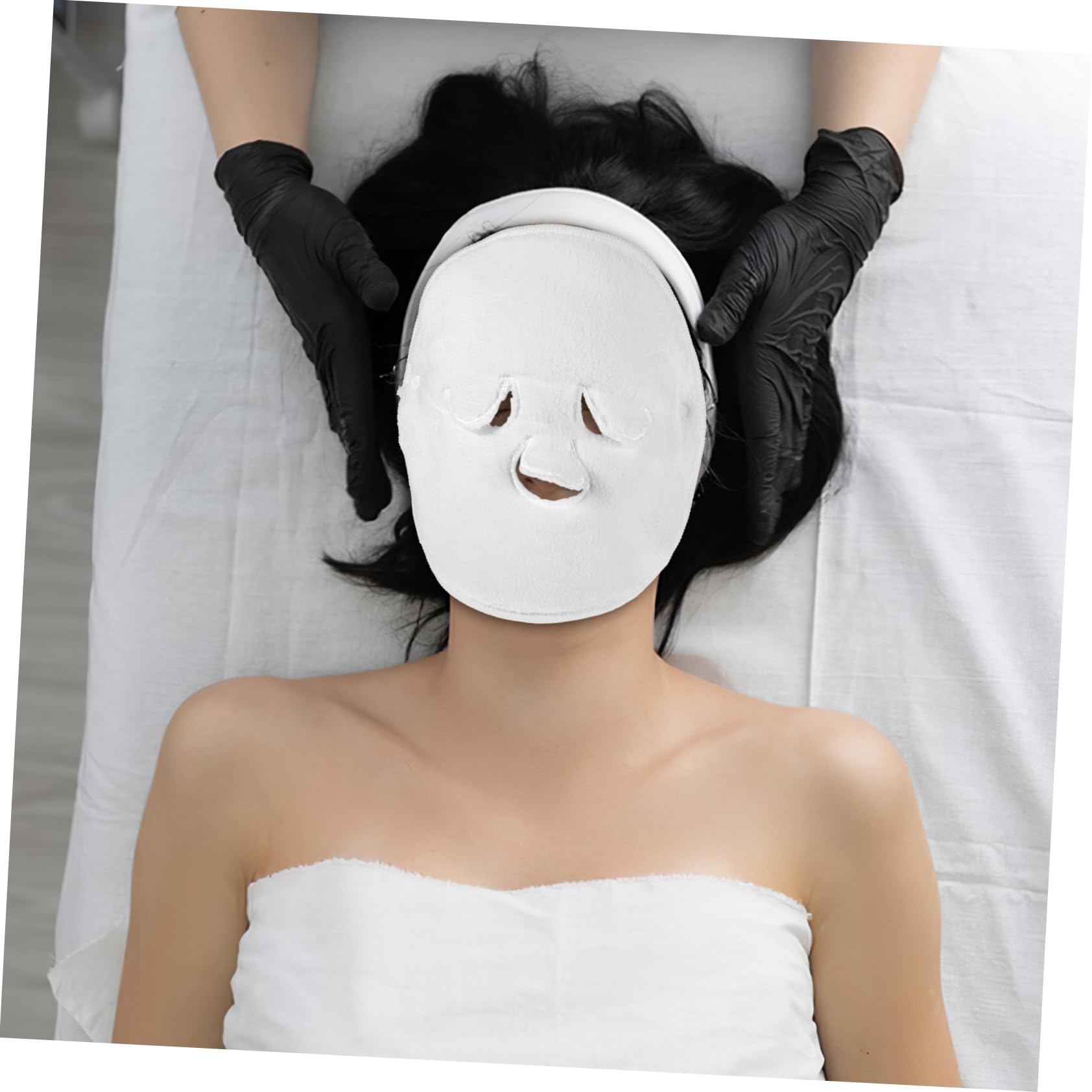 Healeved 4-Pack Hot & Cold Compress Face Towels - Coral Fleece Facial Steamer Mask for Spa, Relaxation & Skincare - Perfect for Facial Steam, Hot/Cold Therapy & At-Home Spa Treatments