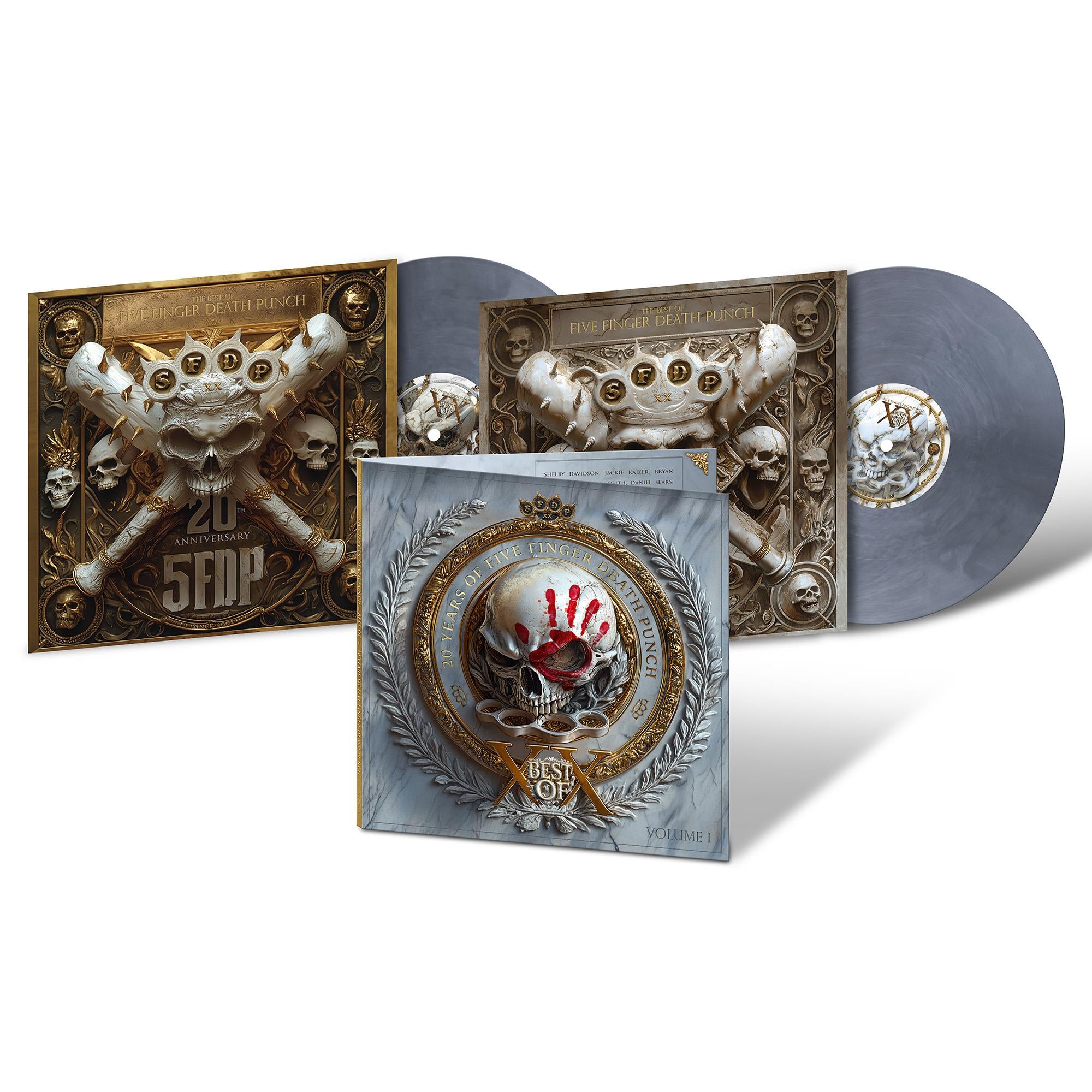 Five Finger Death Punch - 20 Years Best Of Volume 1 (Limited Edition Silver Galaxy Vinyl) | JB Hi-Fi Exclusive | Perfect for Rock Music Collectors & Vinyl Enthusiasts