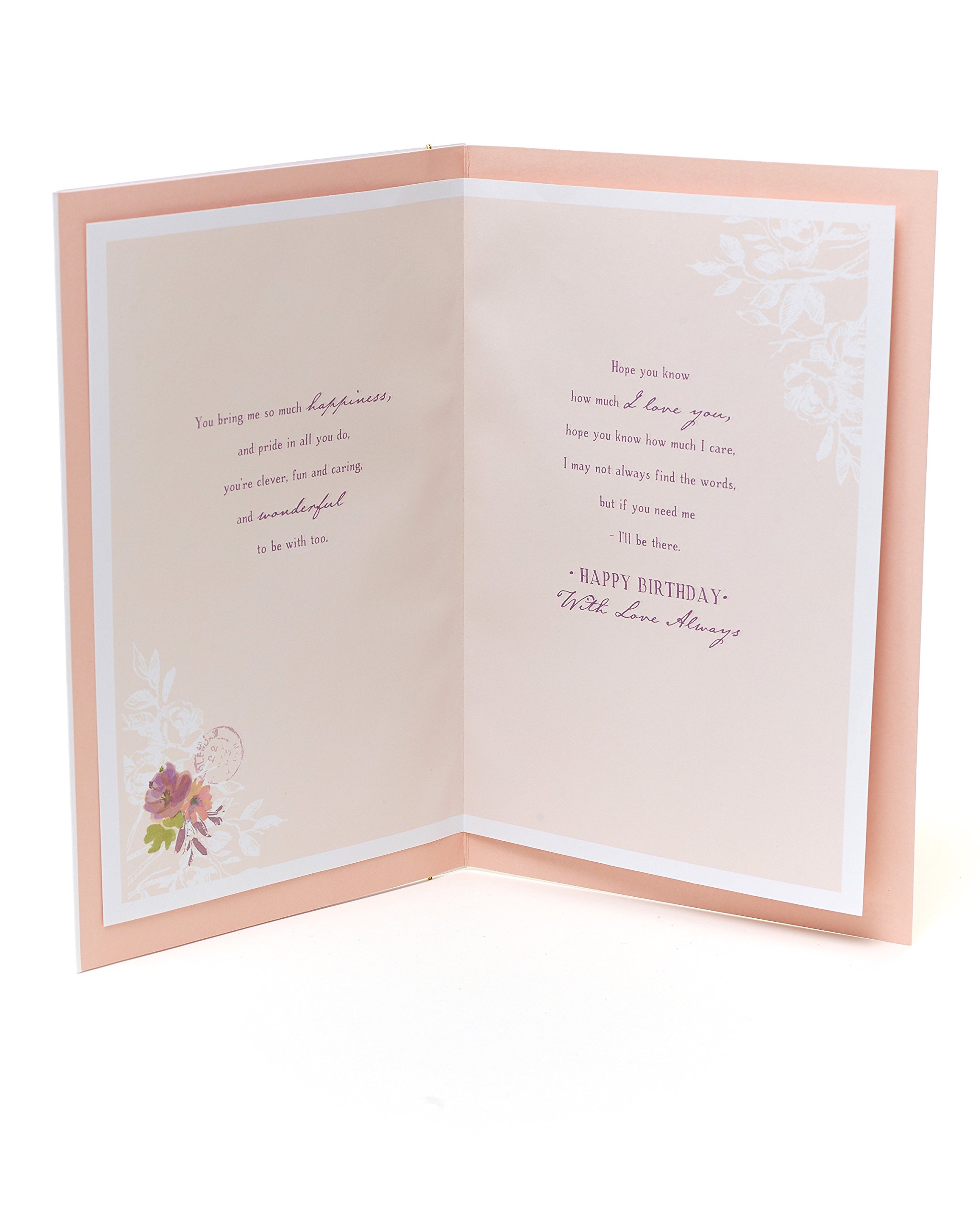 Beautiful Daughter Birthday Card - Heartfelt Greeting Card for Her - Thoughtful Birthday Gift for Daughter - Perfect for Special Occasions & Celebrations