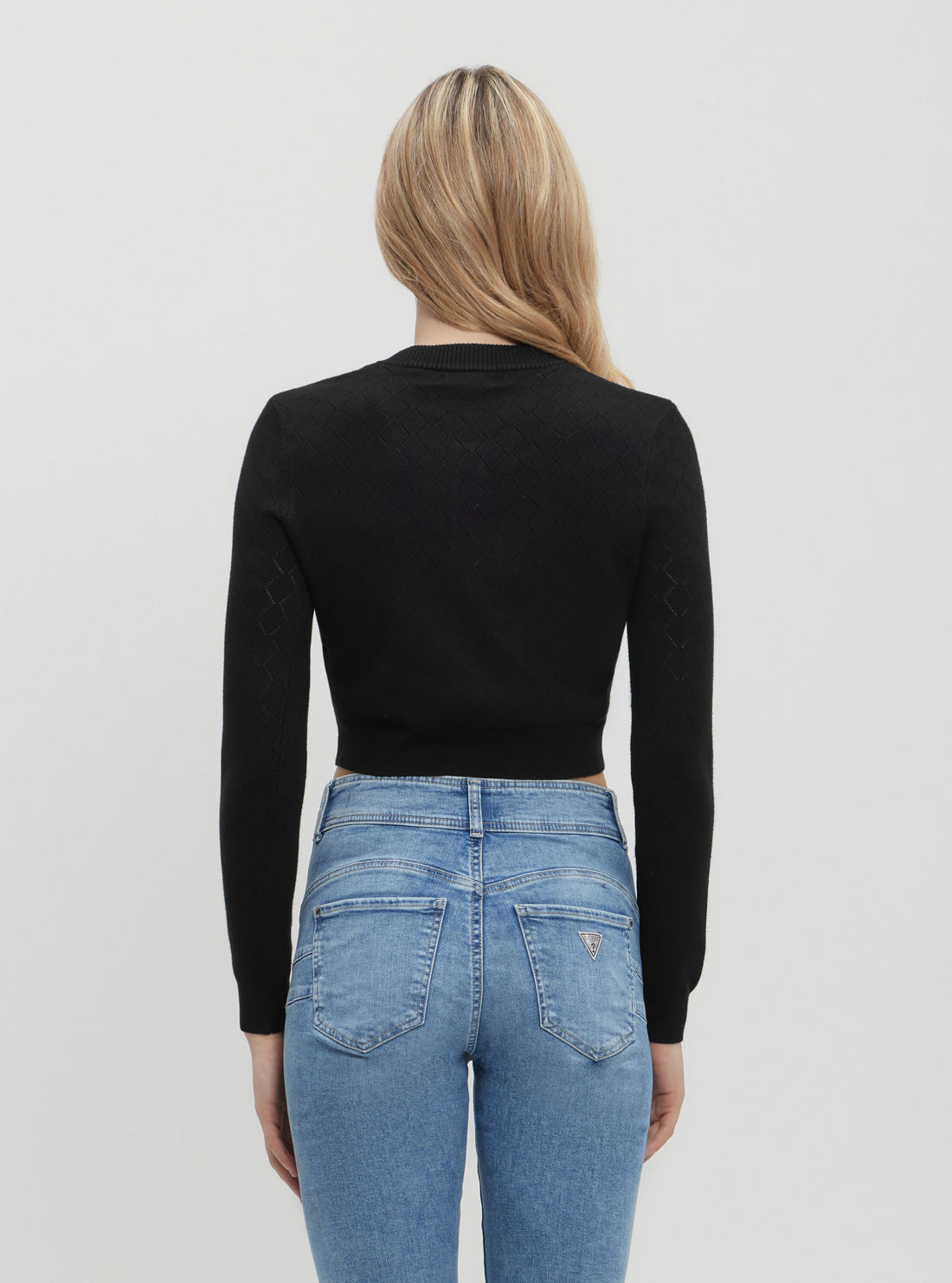 Black Holland Knit Cardigan for Women - Soft & Cozy Open Front Sweater - Perfect for Fall & Winter Layering, Office Wear & Casual Outfits