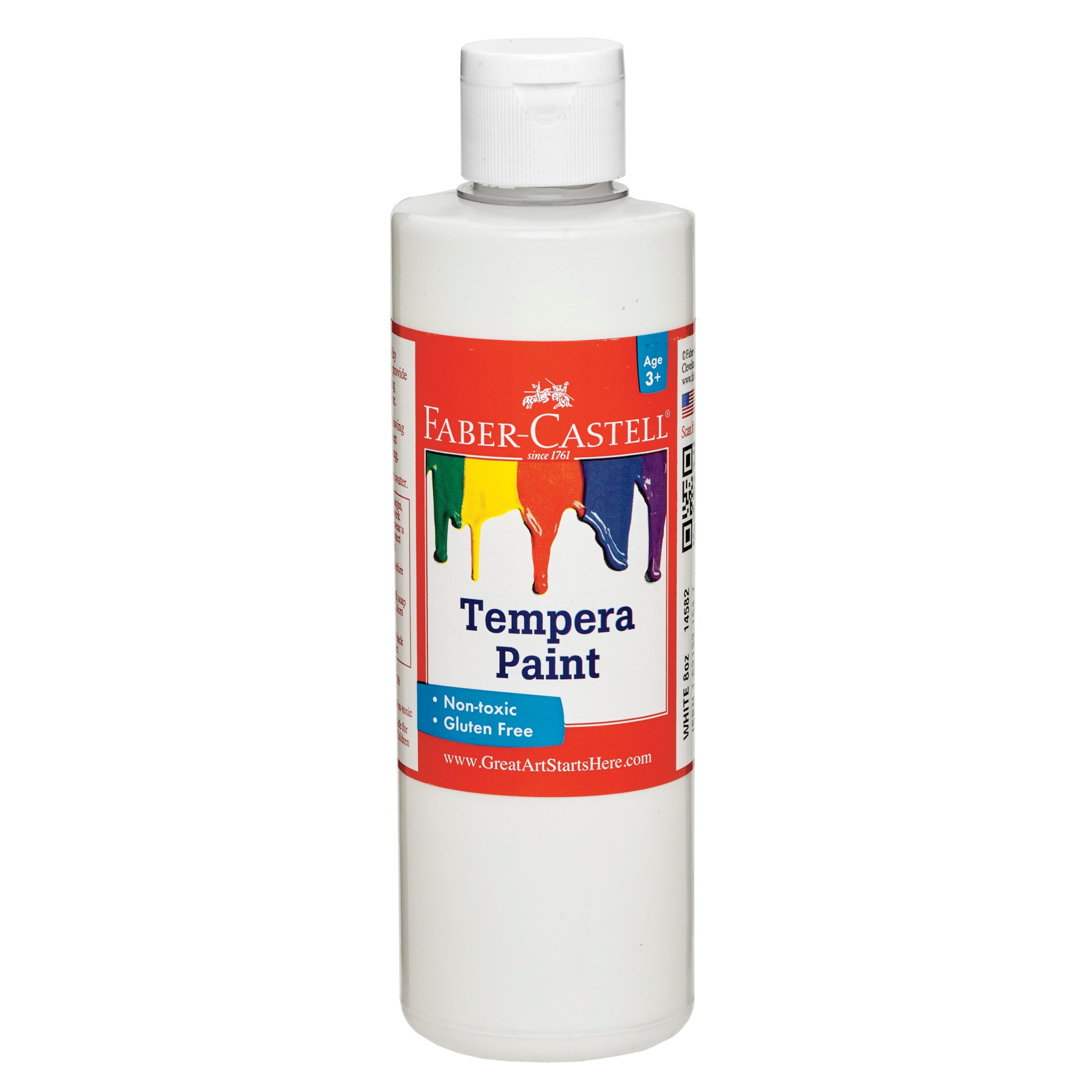 Premium White Tempera Paint - Non-Toxic, Washable & Vibrant for Kids Art Projects - Ideal for Classroom, DIY Crafts & Home Decor