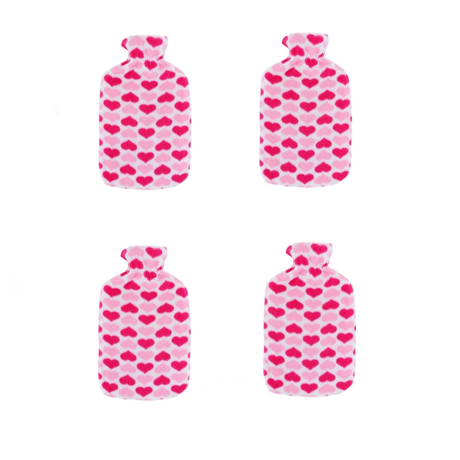 YUEYOULII Reusable Hot Water Bottle with Removable Soft Cover - Thickened & Portable for Winter Warmth - Medium Size (Color D) - Perfect for Home, Office & Travel Use