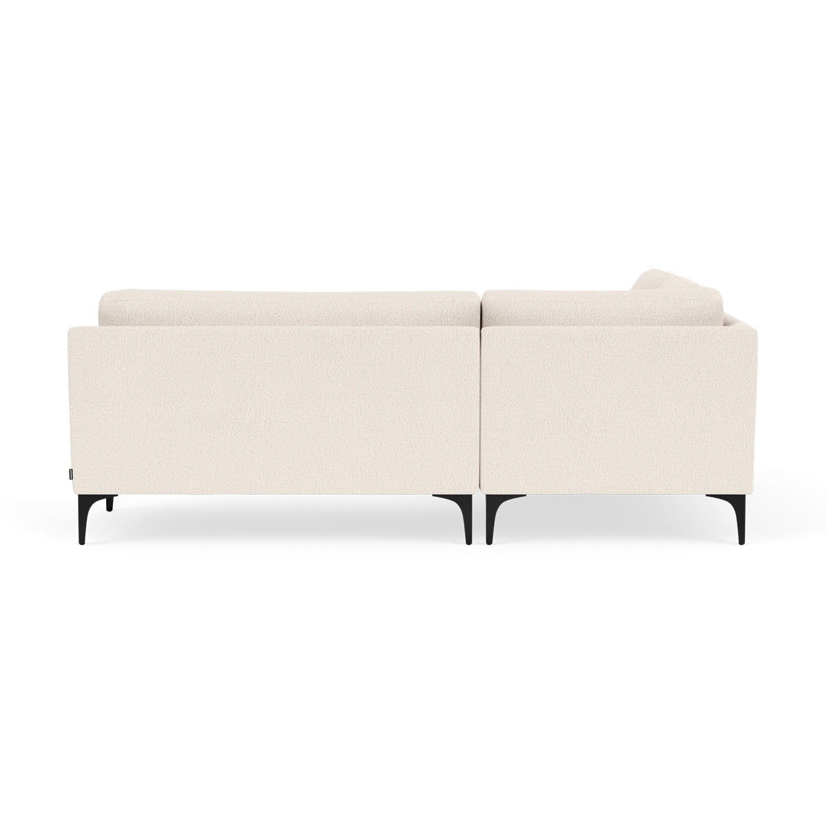 Astha Boucle Left Corner Sofa - Modern L-Shaped Sectional Couch for Living Room, Lounge & Office - Soft Fabric Upholstery, Comfortable Seating for Home Decor