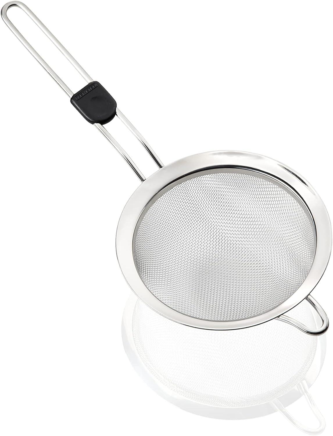 Leifheit Proline Stainless Steel Strainer 16 cm - Durable Kitchen Colander for Pasta, Vegetables & Fruits - Perfect for Cooking, Draining & Washing Food
