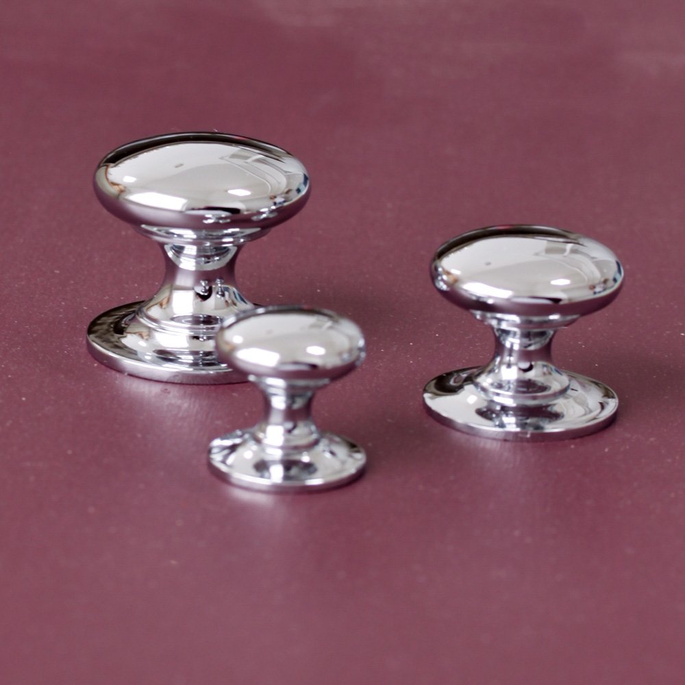 Polished Chrome Cabinet Knob - Premium Kitchen & Bathroom Hardware for Cabinets, Drawers & Furniture - Perfect for Home Renovation & DIY Projects