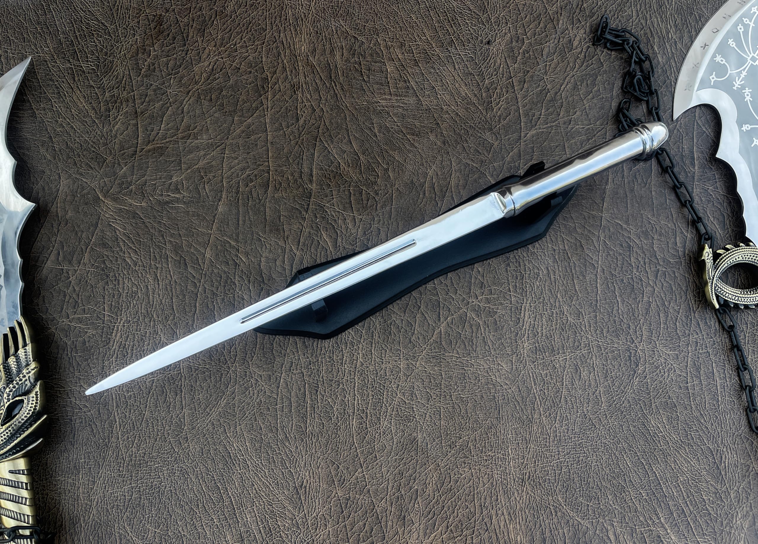 Supernatural Angel Blade Replica - Premium Stainless Steel Dagger for Cosplay, Collectors & TV Show Fans | Perfect for Halloween Costumes, Conventions & Display Collections
