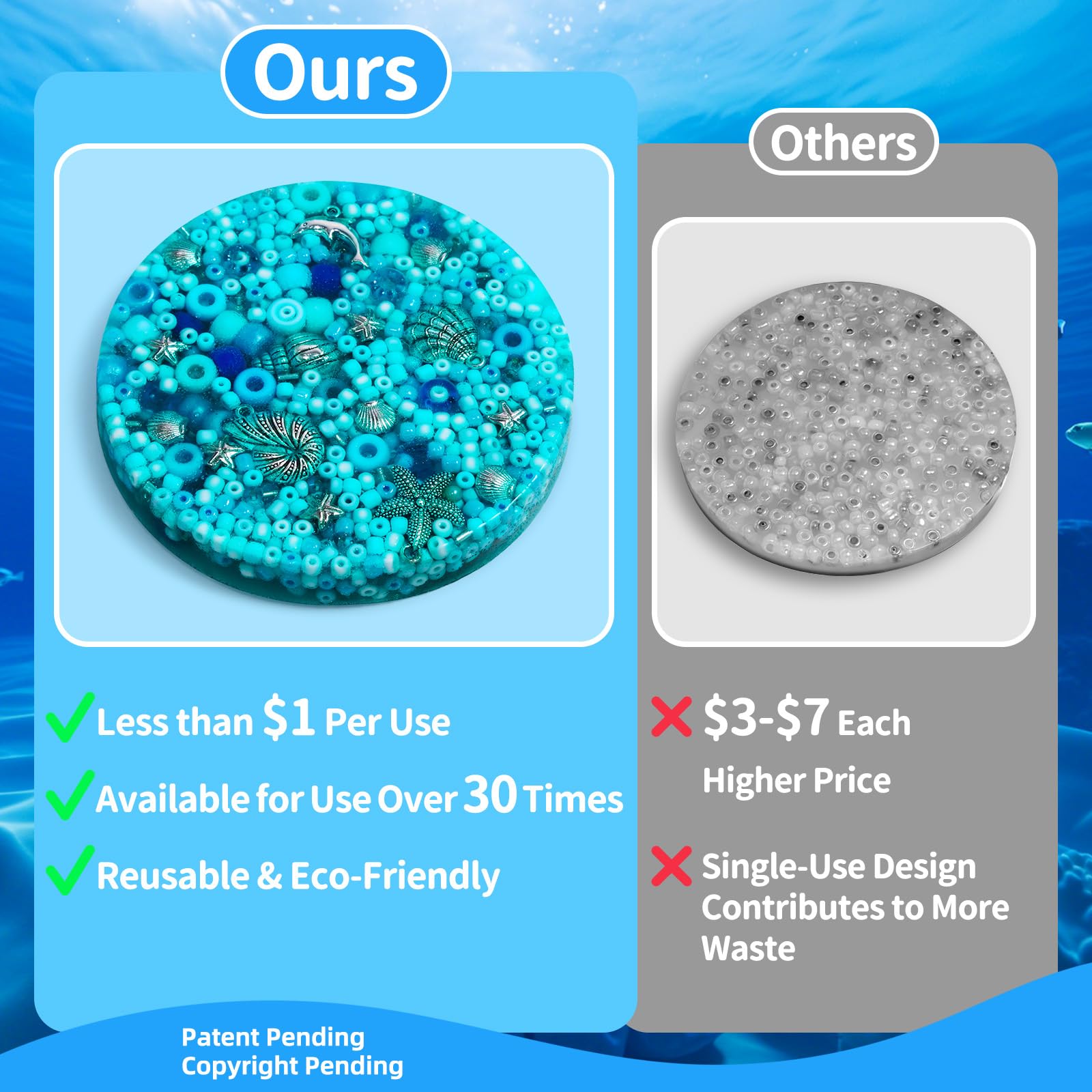 Reusable Fidget Pad for Anxiety Relief - 30+ Uses, Dermatillomania & Stress Relief Toy for Adults | Skin Picking Sensory Fidget Toy, Big Pick Party Gift | Perfect for Office, Travel & ADHD Focus
