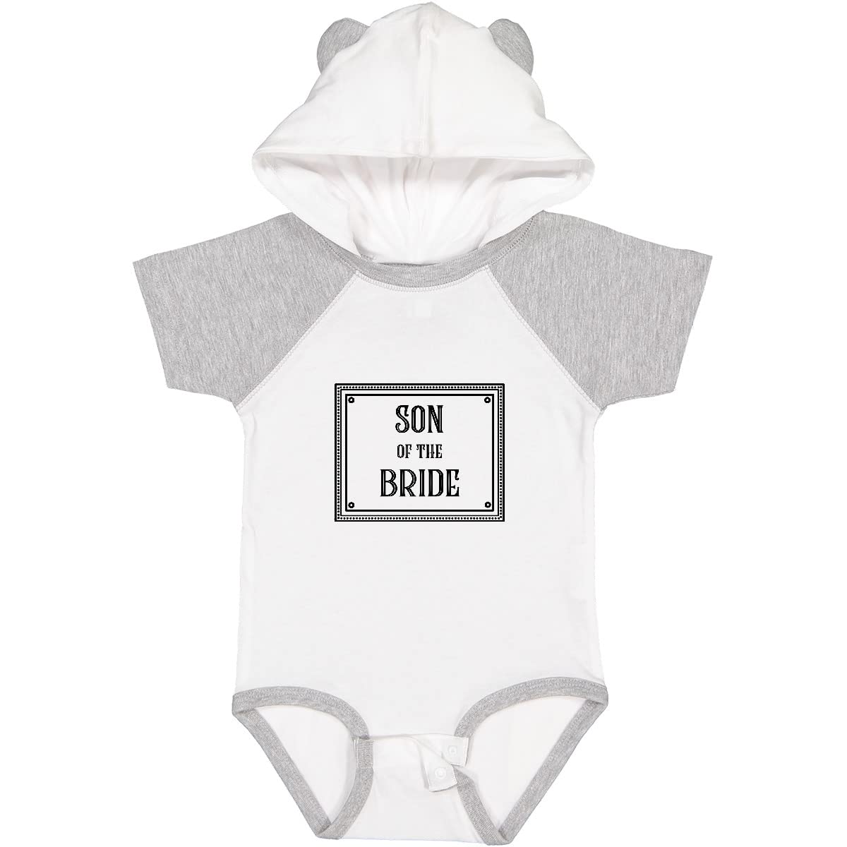Inktastic Son of The Bride Baby Bodysuit - Cute Newborn Outfit for Wedding Parties, Baby Showers & Family Photos - 100% Cotton Soft Onesie for Infants