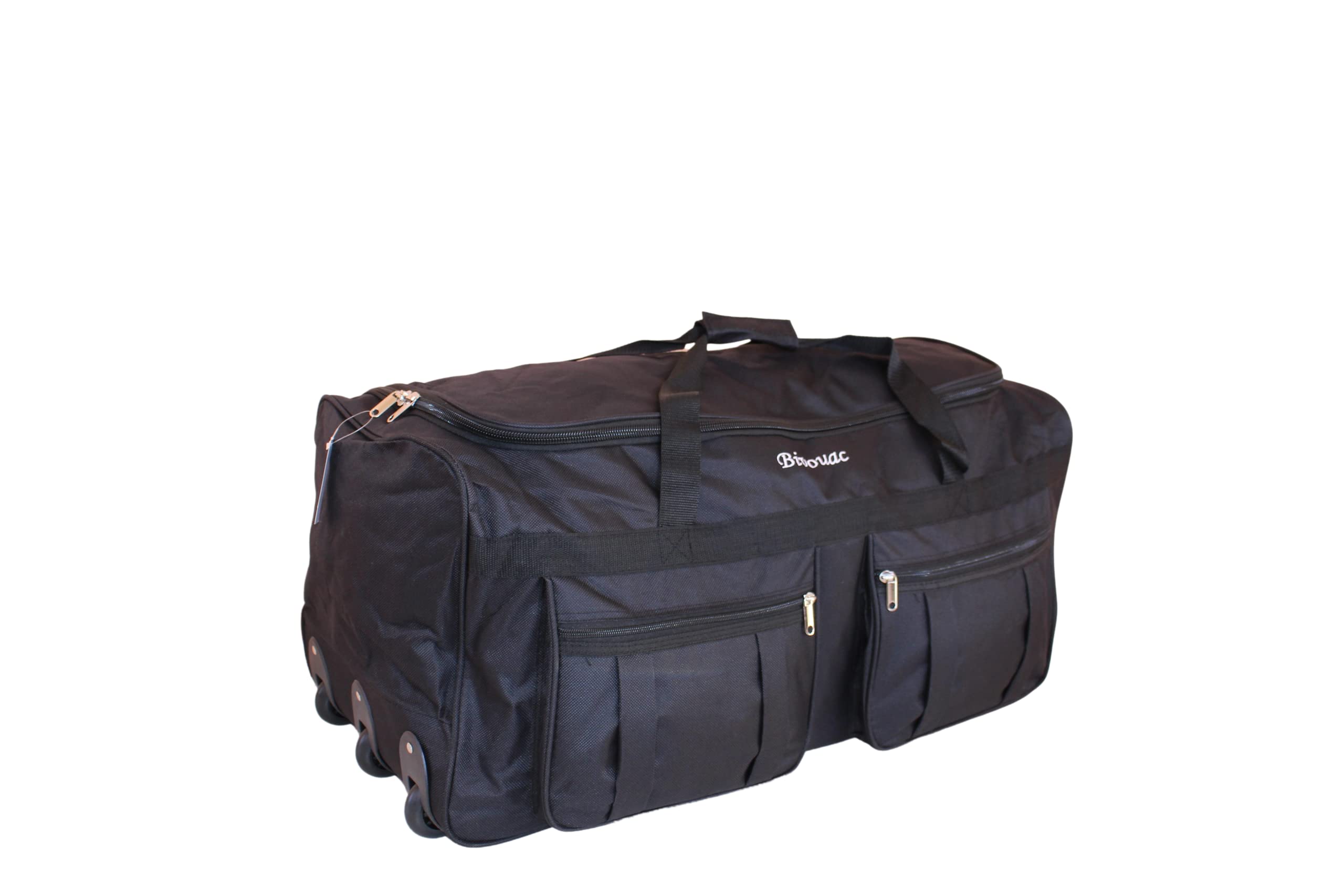 LuggageKing 36-Inch XL Rolling Duffel Bag with Wheels - Waterproof Travel Duffel for Airplane, Gym, Hockey & Sports Gear - Perfect Carry-On Luggage for Men & Women - Great for Business Trips, Workouts & Outdoor Adventures