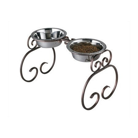 Extra Tall Elevated Dog Bowl Stand for Large & Giant Breeds - Adjustable Height Raised Feeder for Comfortable Eating & Drinking - Perfect for Dining Room, Kitchen or Outdoor Use