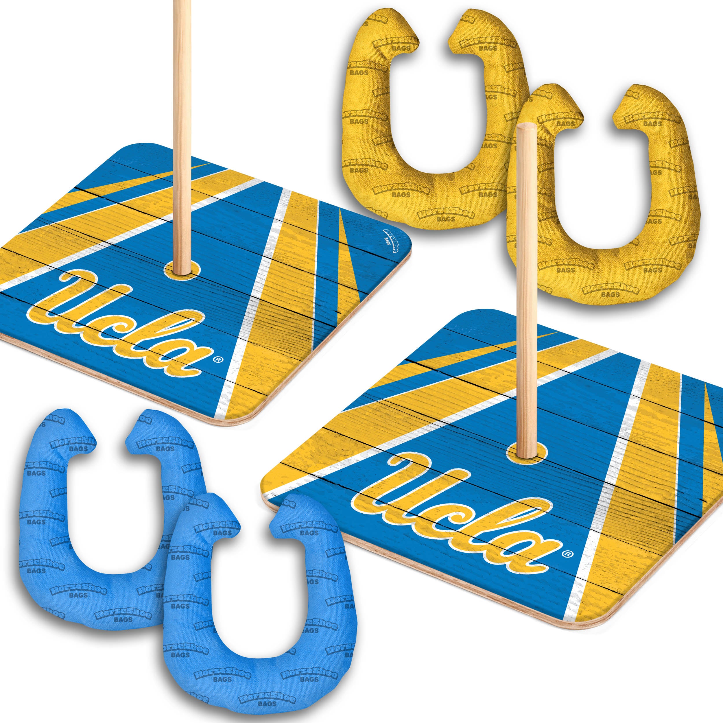 Official NCAA Licensed HorseShoe Bags - Durable Sports Equipment for Baseball, Softball & Tailgating | Perfect for Game Day, Practice & Outdoor Activities
