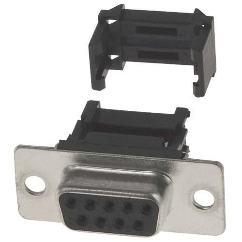 High-Quality D-Sub 9-Pin Female Connector - Reliable Signal Transmission for Industrial Equipment & Computer Peripherals