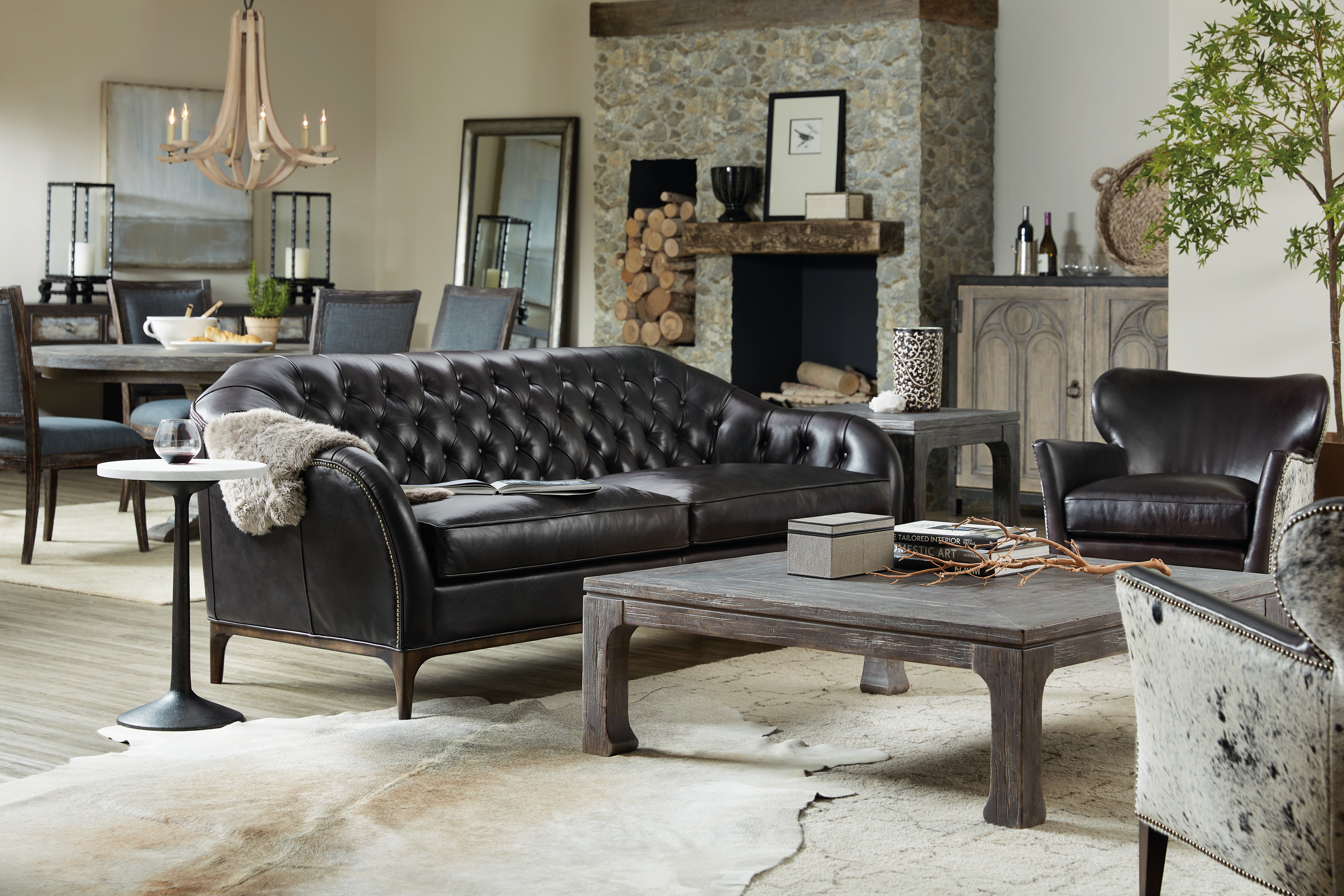 Beaumont Martini Table - Modern Round Cocktail Table for Living Room, Bar, or Patio - Perfect for Entertaining Guests with Drinks and Appetizers