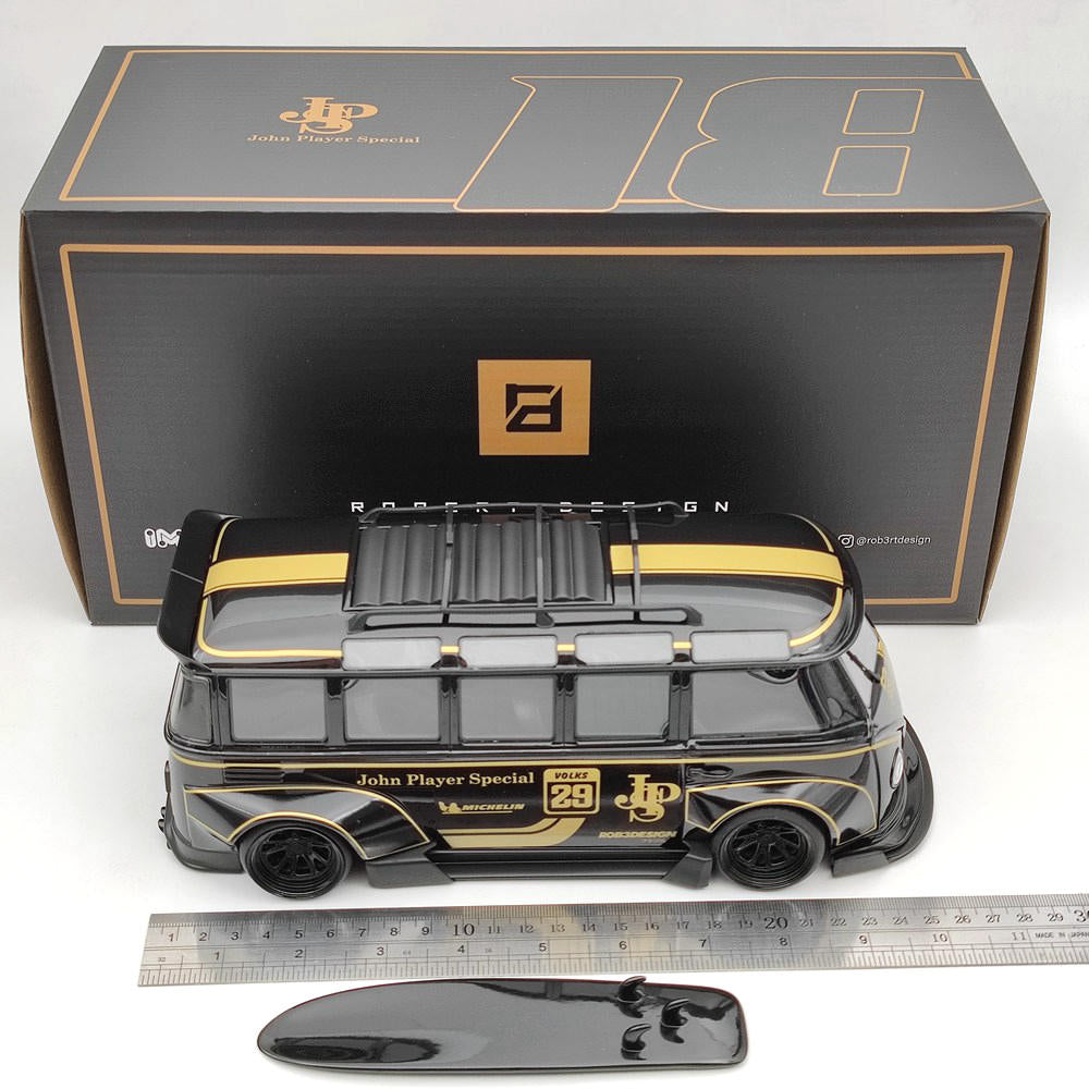 1/18 Scale Robert Design MCE VW Beetle Van Volkswagen Volks JPS RWB Diecast Model Car - Collectible Vintage Beetle for Display & Gifts