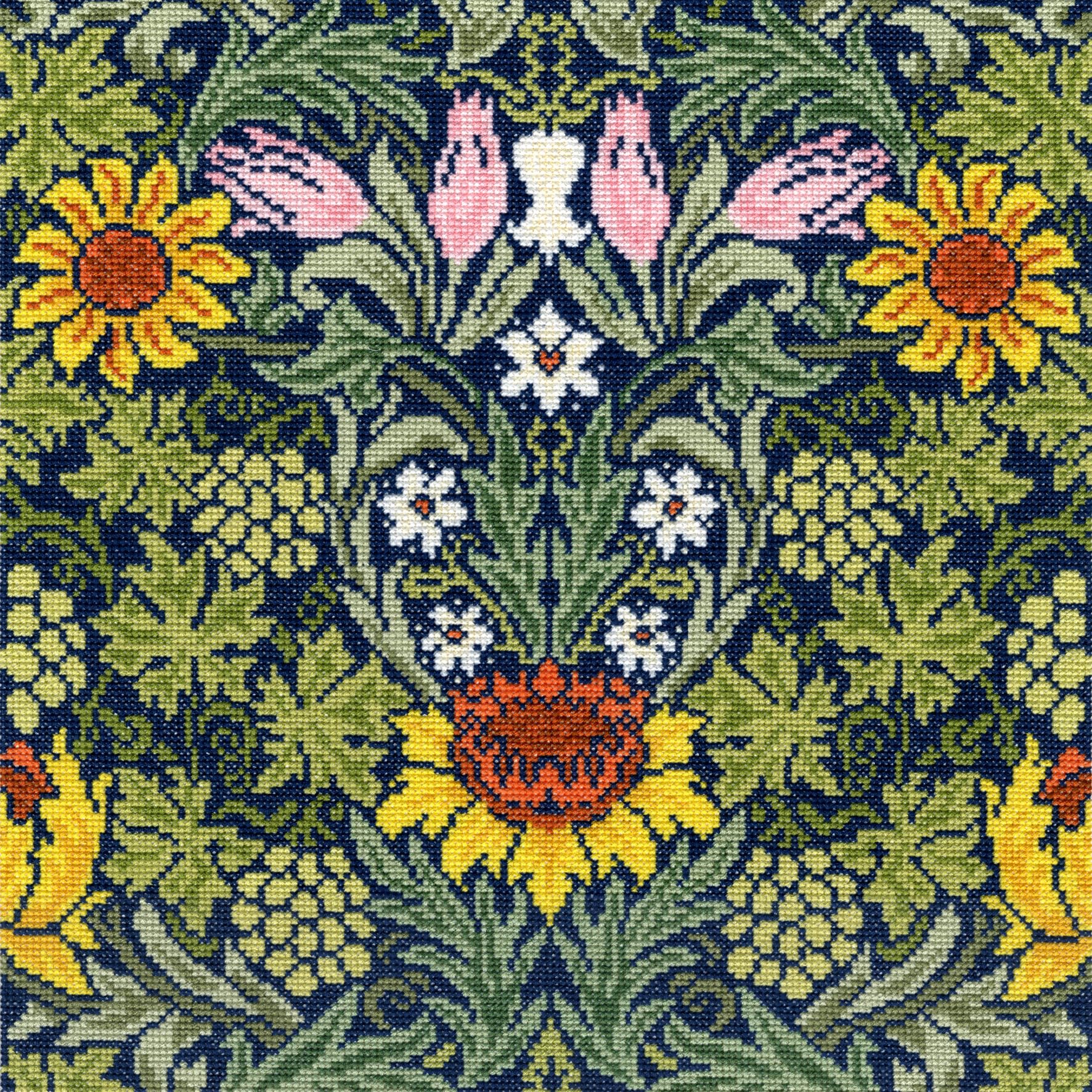 Sunflower Cross Stitch Kit for Beginners - DIY Embroidery Kit with Pattern, Thread & Needle - Perfect for Home Decor, Gifts & Relaxation