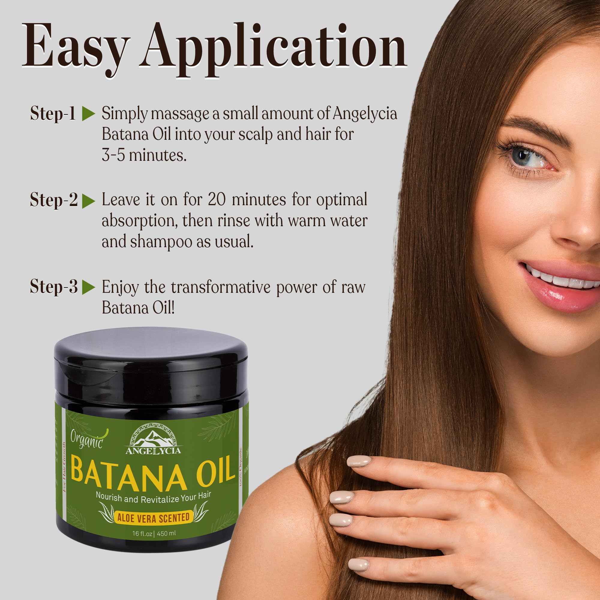 Organic Batana Oil for Hair Growth & Hair Loss Prevention - 100% Pure Raw Batana Oil from Honduras | Dr. Sebi Approved | Nourishes & Strengthens All Hair Types | Natural Hair Mask Treatment | Perfect for Dry, Damaged Hair & Scalp Care