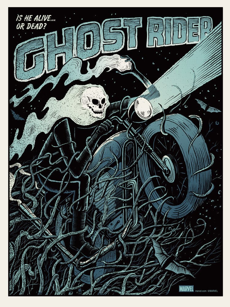 Ghost Rider Methane Poster - High-Quality Wall Art for Superhero Fans | Perfect for Home, Office & Comic Book Decor