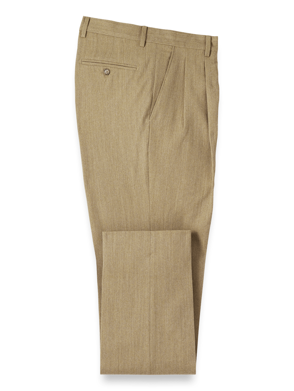 Premium Wool Flannel Pants for Men - Soft & Warm Winter Lounge Pants in Camel Color - Perfect for Home Relaxation, Lounging & Cold Weather Comfort