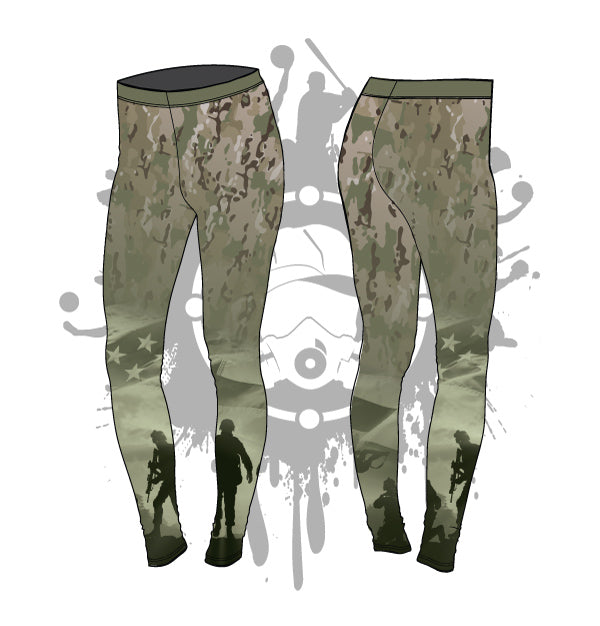 US Army Women's Leggings - High Waist Yoga Pants for Military Fitness & Casual Wear - Perfect for Workouts, Running & Everyday Comfort