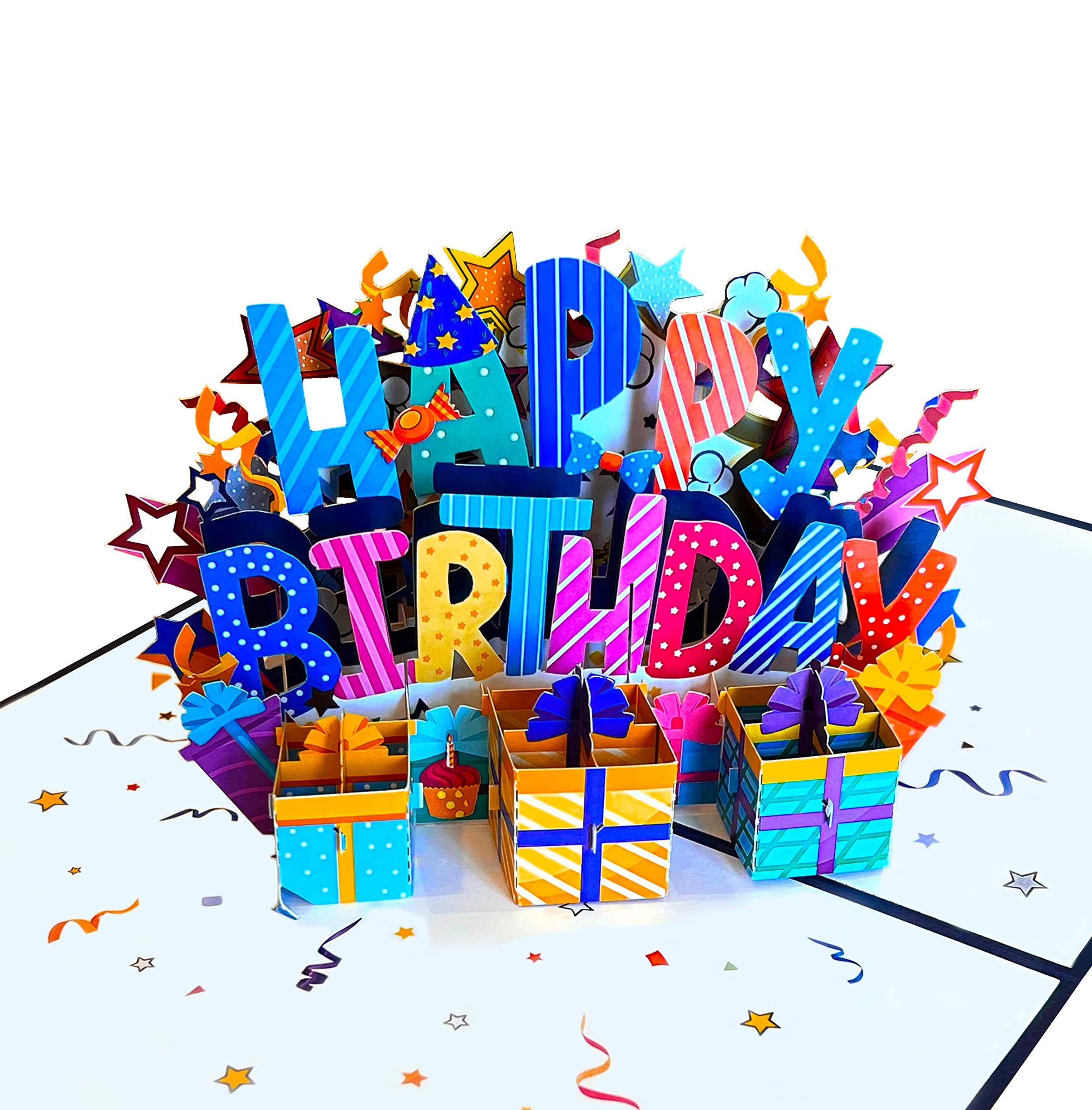 3D Happy Birthday Cards for Men - Father's Day, Dad, Husband, Brother, Son & Grandfather Greeting Cards - 6