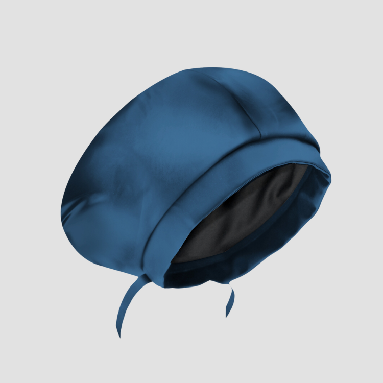 Waterproof Adjustable Men's Swim Cap with Satin Lining - Hair Protection for Swimming, Surfing & Water Sports
