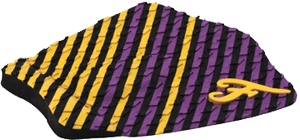 Perillo Figueroa 3-Piece Traction Socks - Purple, Yellow & Black Non-Slip Athletic Socks for Running, Basketball & Workouts - Enhanced Grip & Comfort for Sports & Daily Wear