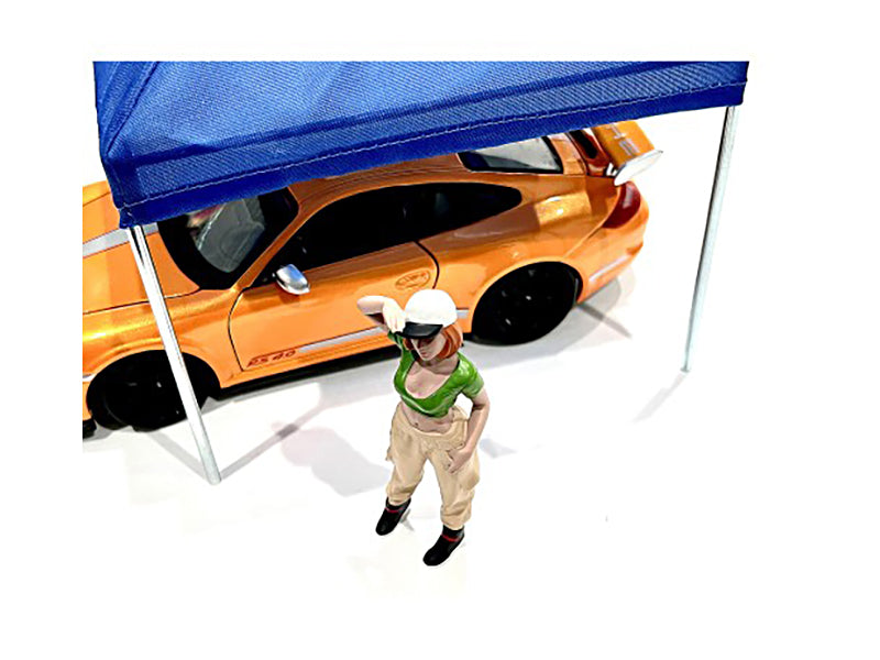 1/18 Scale Hip Hop Girl Figure for Model Cars & Dioramas - Perfect for Urban Street Scenes & Custom Car Displays