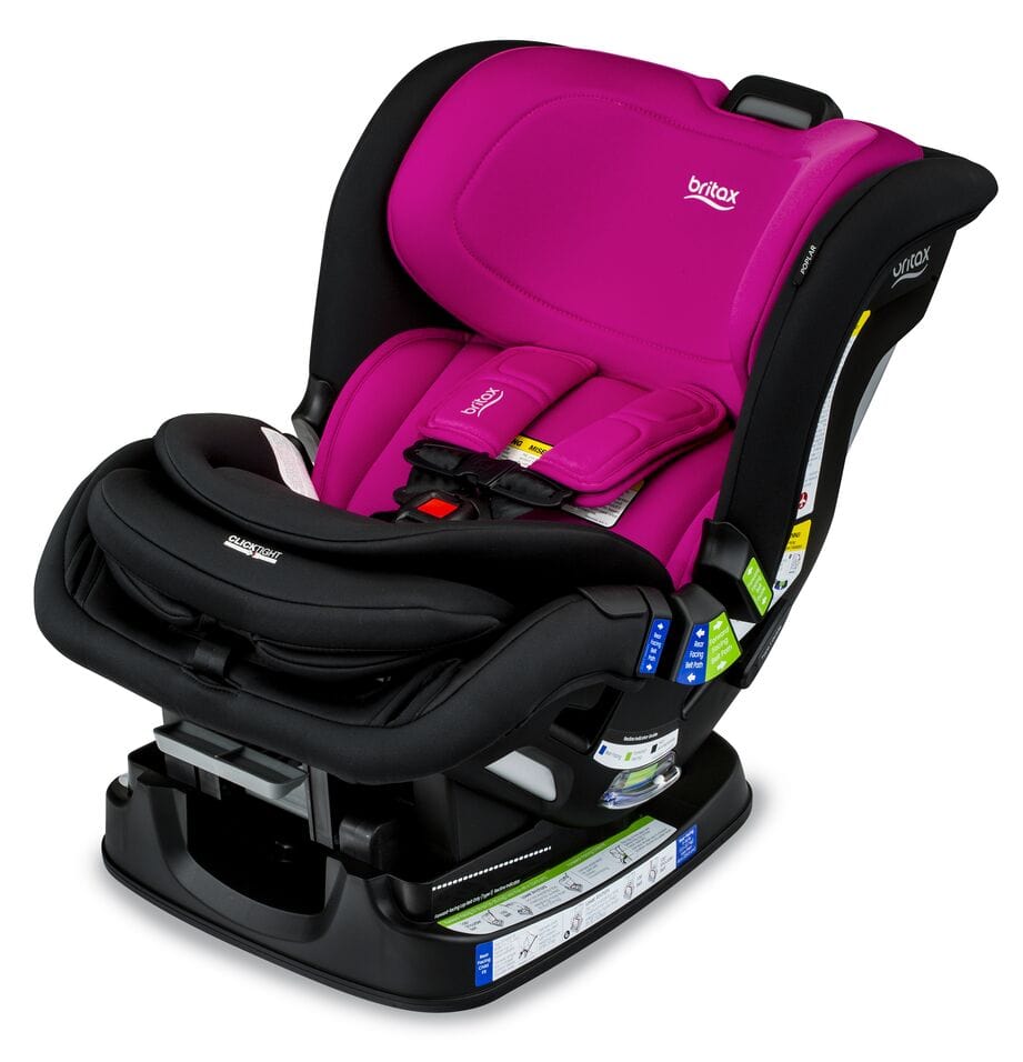 Britax Poplar Convertible Car Seat for Toddlers & Infants - Safe & Comfortable 3-in-1 Rear-Facing to Forward-Facing Booster - Perfect for Travel, Daily Commute & Family Road Trips