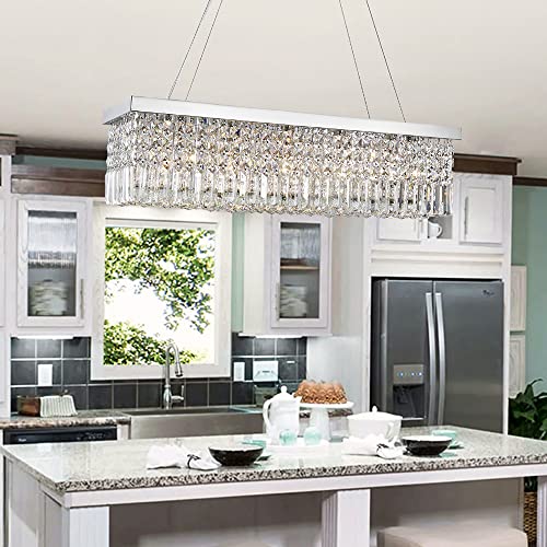 Clear Crystal & Chrome Finish