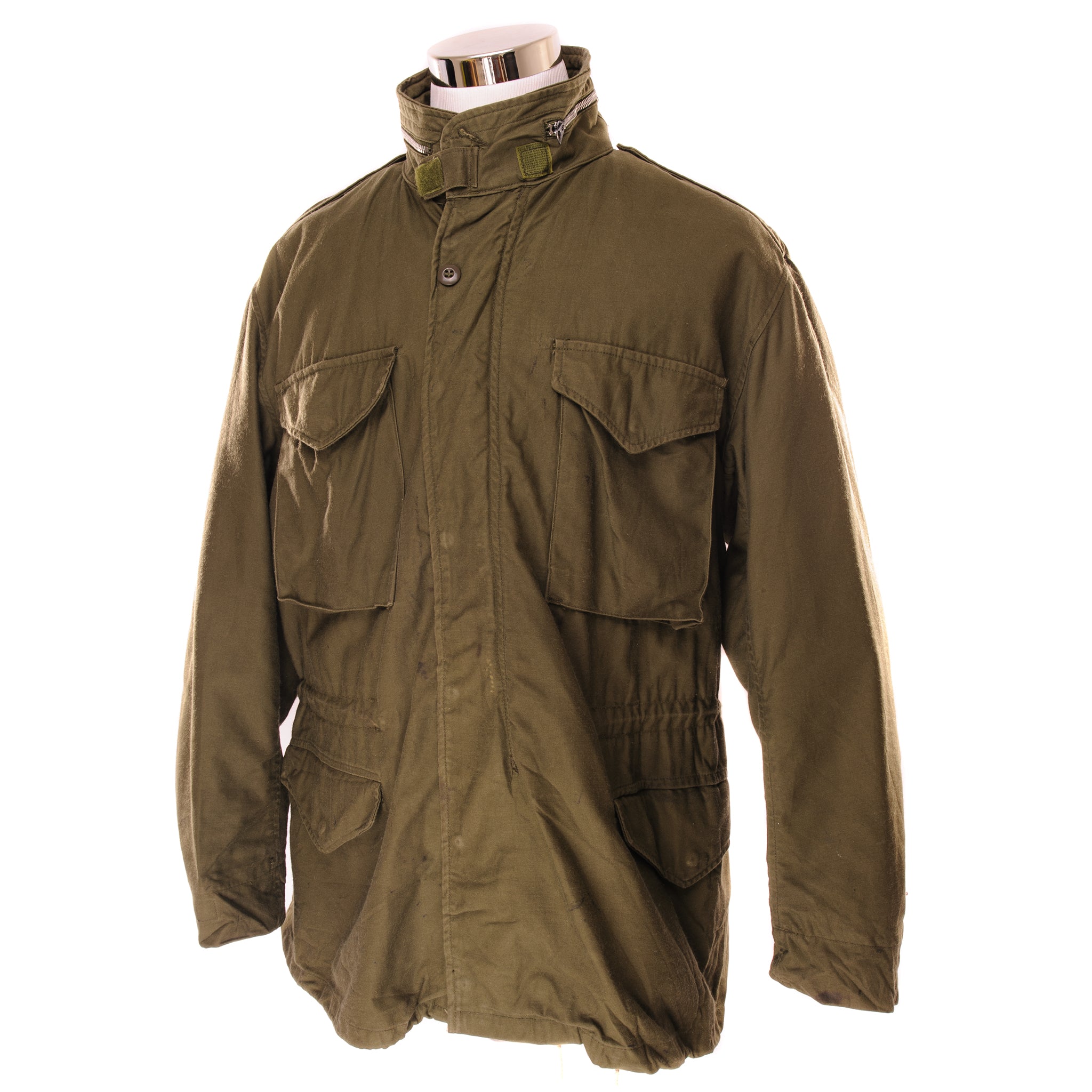 Vintage US Army M-1965 M65 Field Jacket - Vietnam War Era Military Jacket - Size Large Regular - Perfect for Outdoor Adventures, Historical Reenactments & Military Collectors