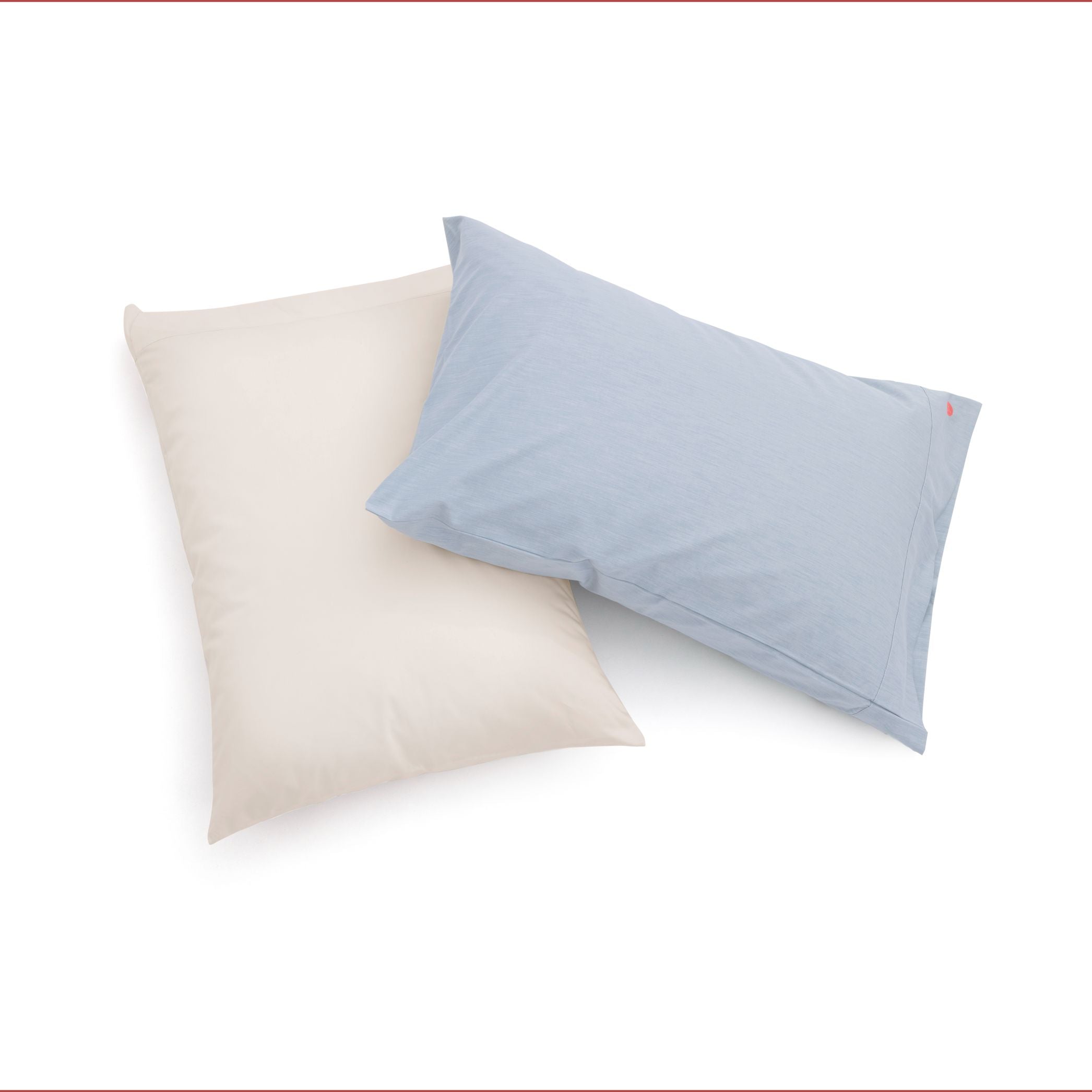 Organic Cotton Pillowcase Set - Hypoallergenic & Breathable for Better Sleep - Perfect for Bedroom, Hotel, Travel & Home Decor
