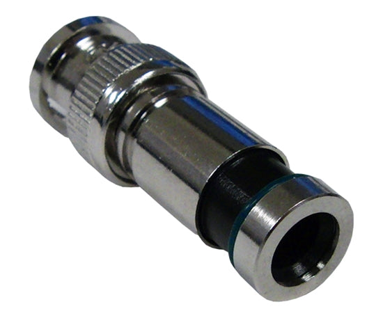 BNC Compression Coax Cable Connectors for RG59 Coaxial Cable - High-Speed Internet & HD TV Signal Transmission - Perfect for Home Theater, CCTV Security Systems & Satellite TV Installations