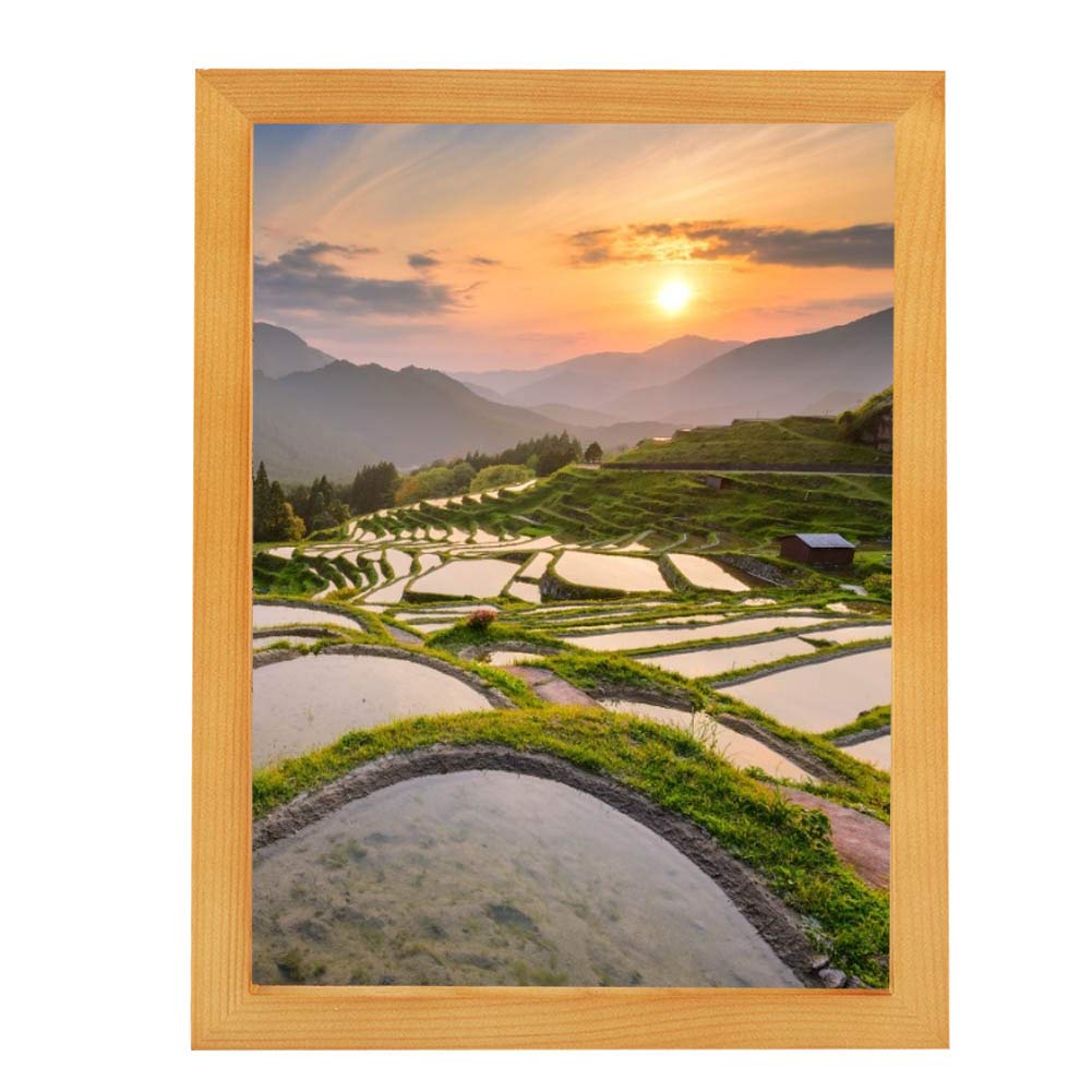 Haokaini A3 Wooden Photo Frame - Natural Pine Poster Frame for Home & Office Decor, Tabletop Display, Wall Art - Perfect for Family Photos, Artwork, Certificates & Memories