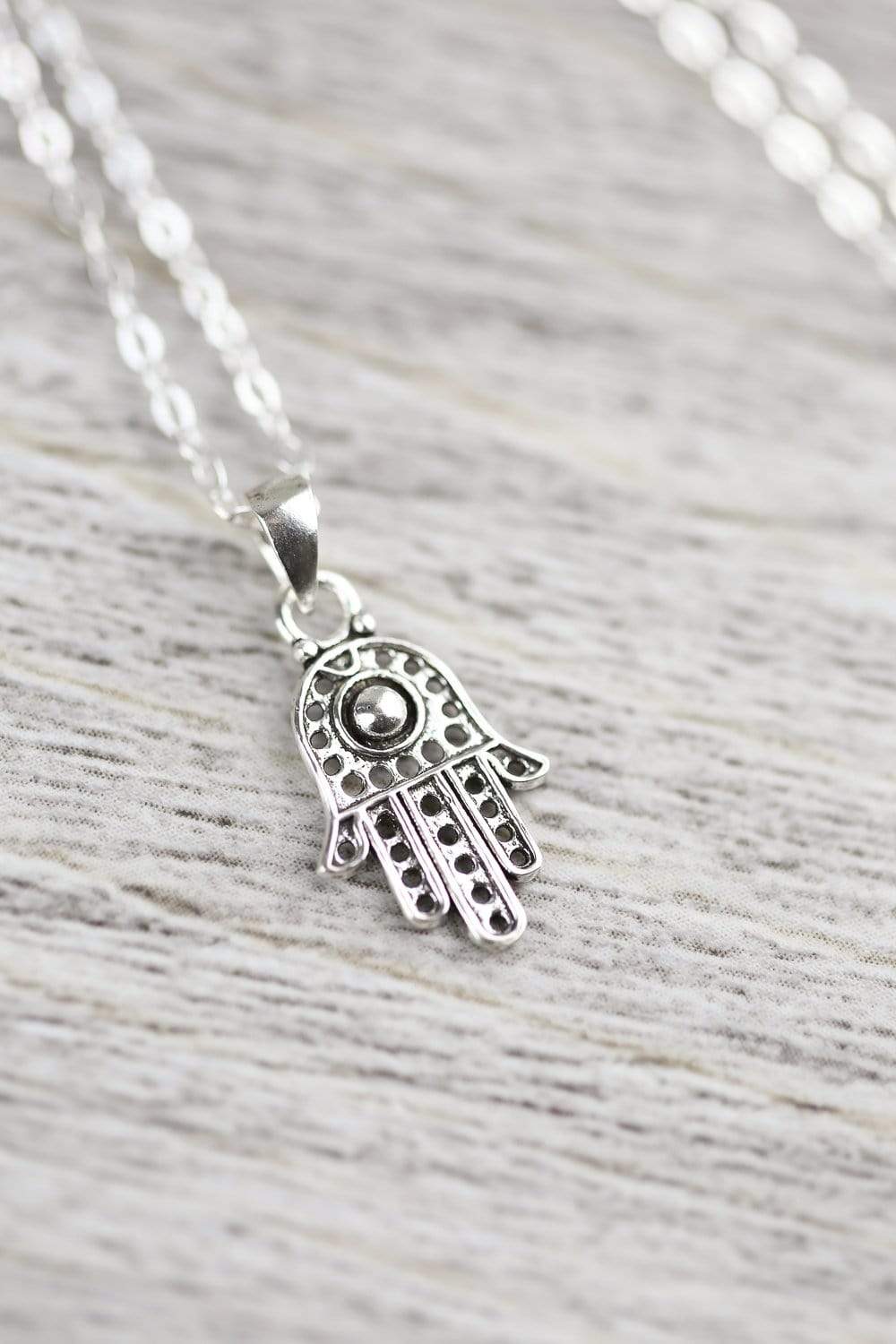 Hamsa Happiness Necklace - Evil Eye Protection Pendant for Women | Spiritual Jewelry Gift for Her | Perfect for Meditation, Yoga & Everyday Wear