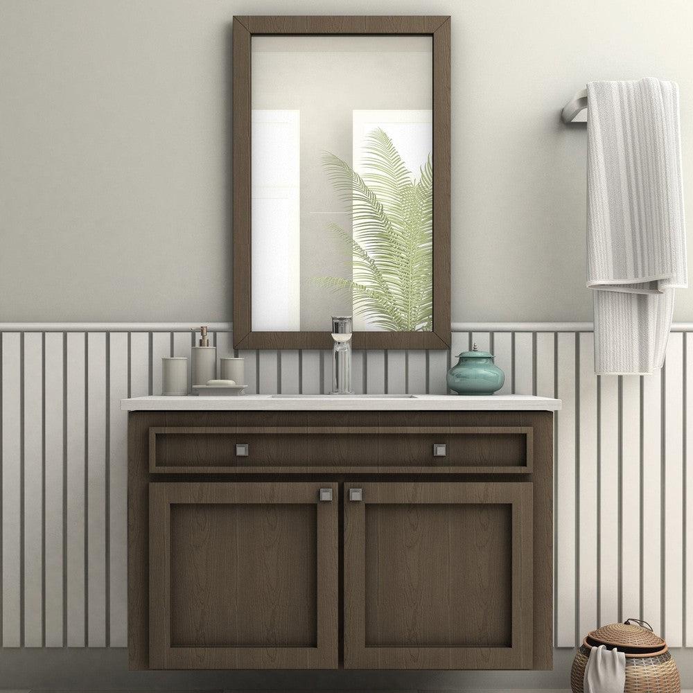 ZLINE Washoe Single Handle Chrome Bathroom Faucet - Modern Waterfall Spout Design for Bathroom Sink, Vanity & Powder Room (WSH BF CH)