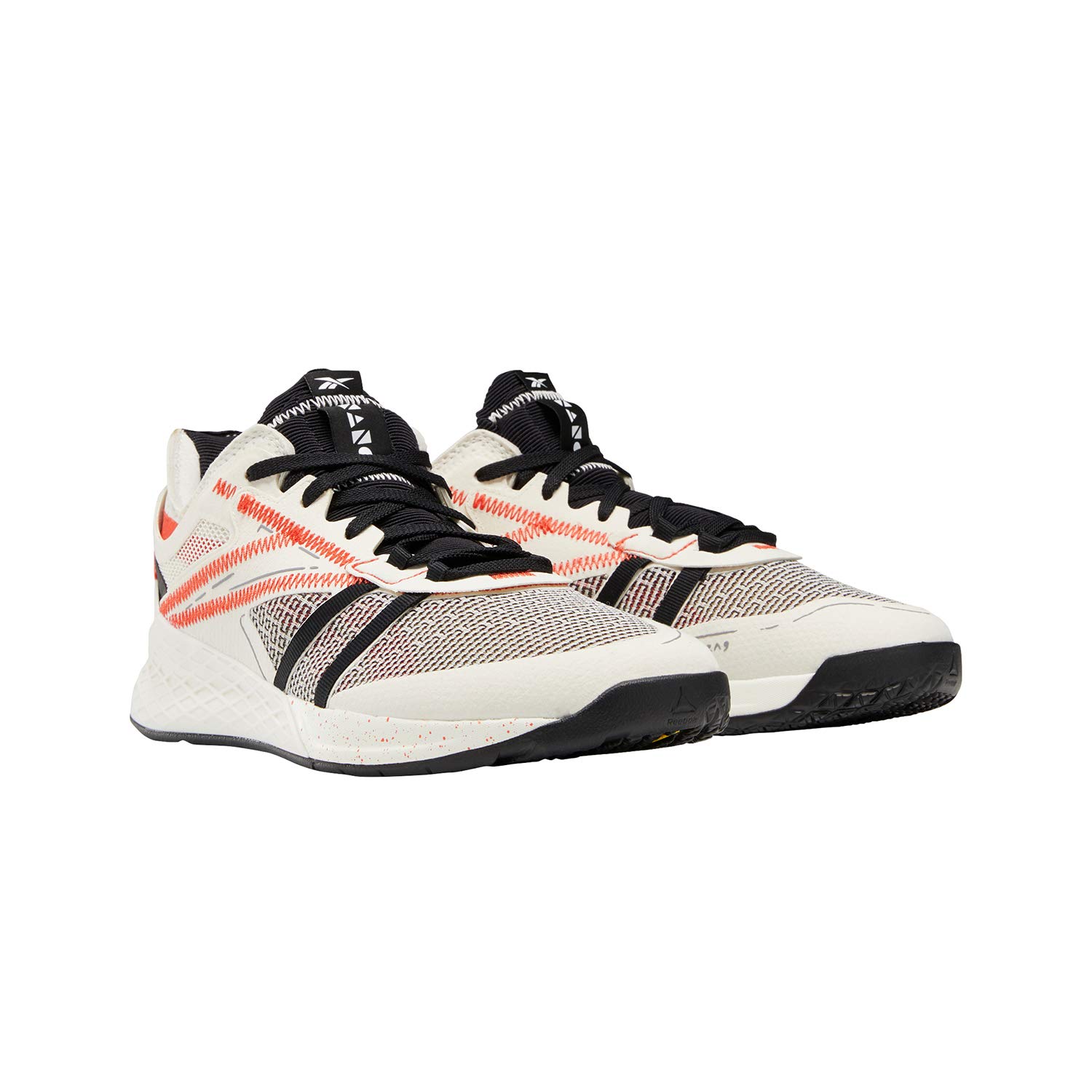 Reebok Nano X Inside Out Unisex Training Shoes - Chalk/Carotene/Black - Size 10 | CrossFit, Gym Workouts & Fitness Training