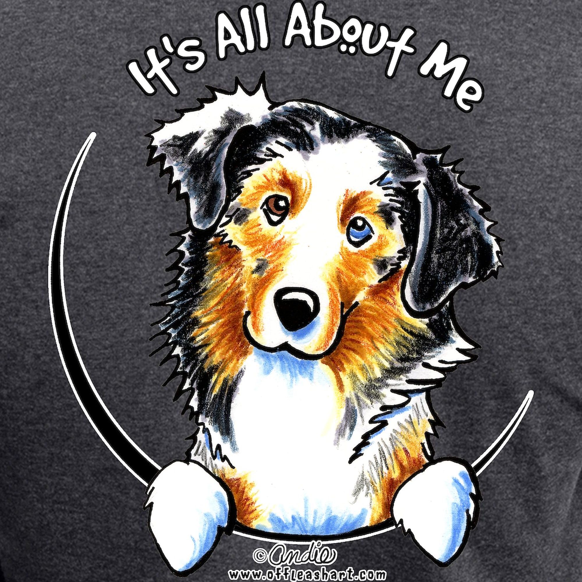 Australian Shepherd Lover Women's Charcoal Pajama Set - Cozy Novelty Sleepwear for Dog Moms | Perfect for Lounging, Sleepovers & Dog-Themed Gifts