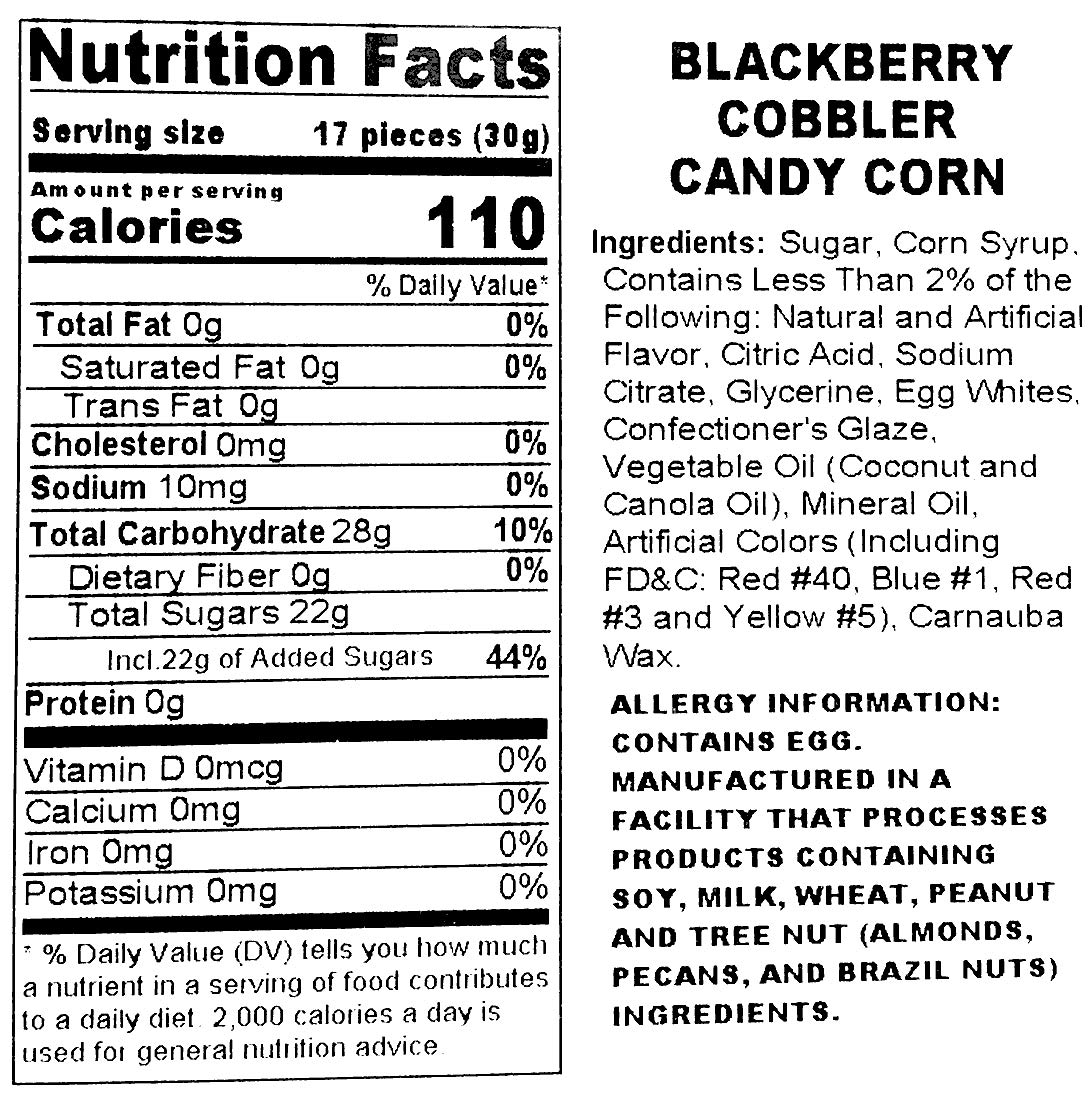 SweetGourmet Blackberry Candy Corn - Purple Halloween Candy (2 Lbs) | Bulk Candy for Parties, Trick-or-Treat & Holiday Treats