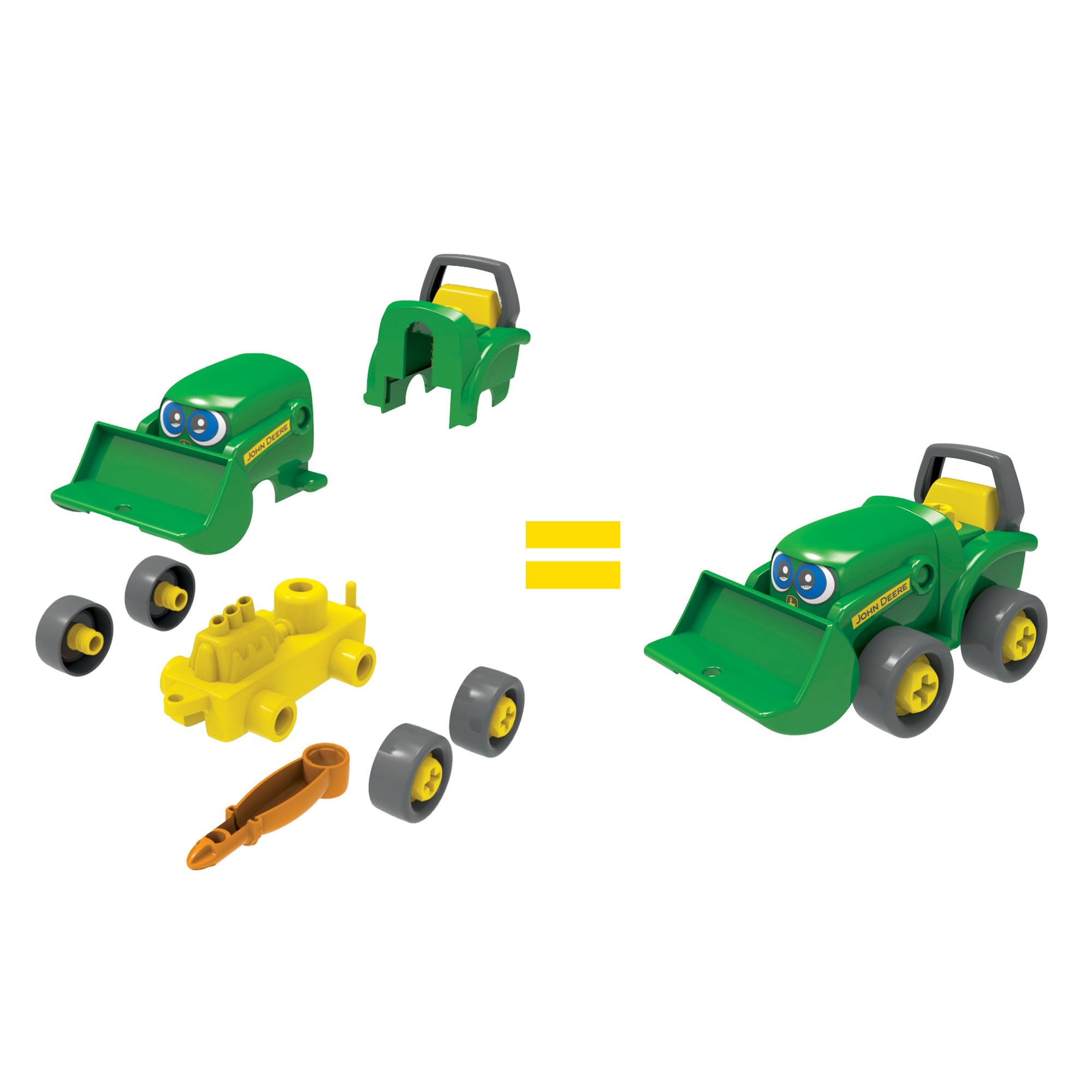 John Deere 47209 Green Tractor Toy for Kids - Durable Farm Vehicle Playset - Perfect for Pretend Play, Outdoor Adventures & Collectors