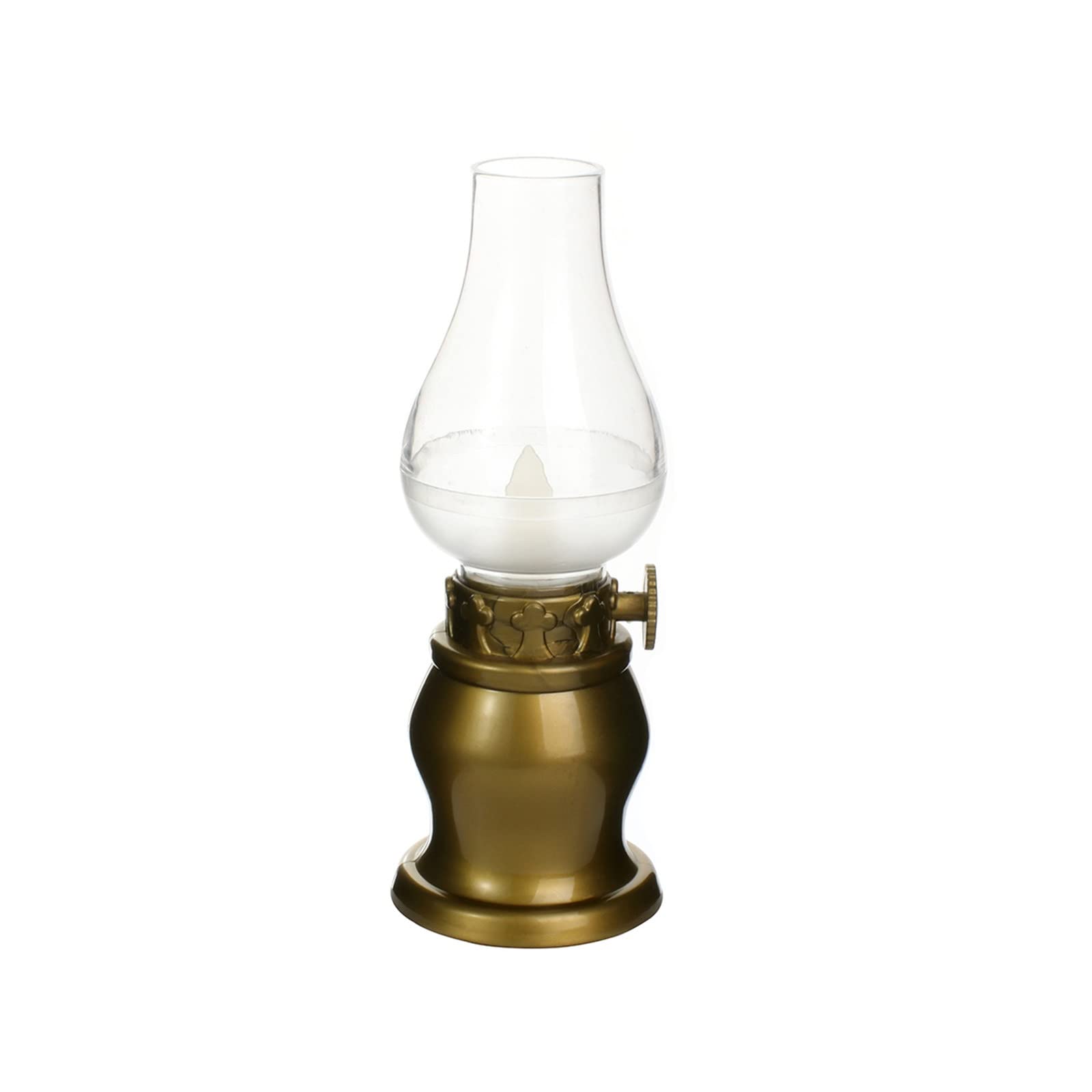 Oil Lamp Shape LED Electronic Candle Light - Flameless Battery Operated Decorative Gift for Home, Wedding, Party & Outdoor Use - Romantic Wind Lamp HS5 for Tabletop, Patio & Holiday Decorations