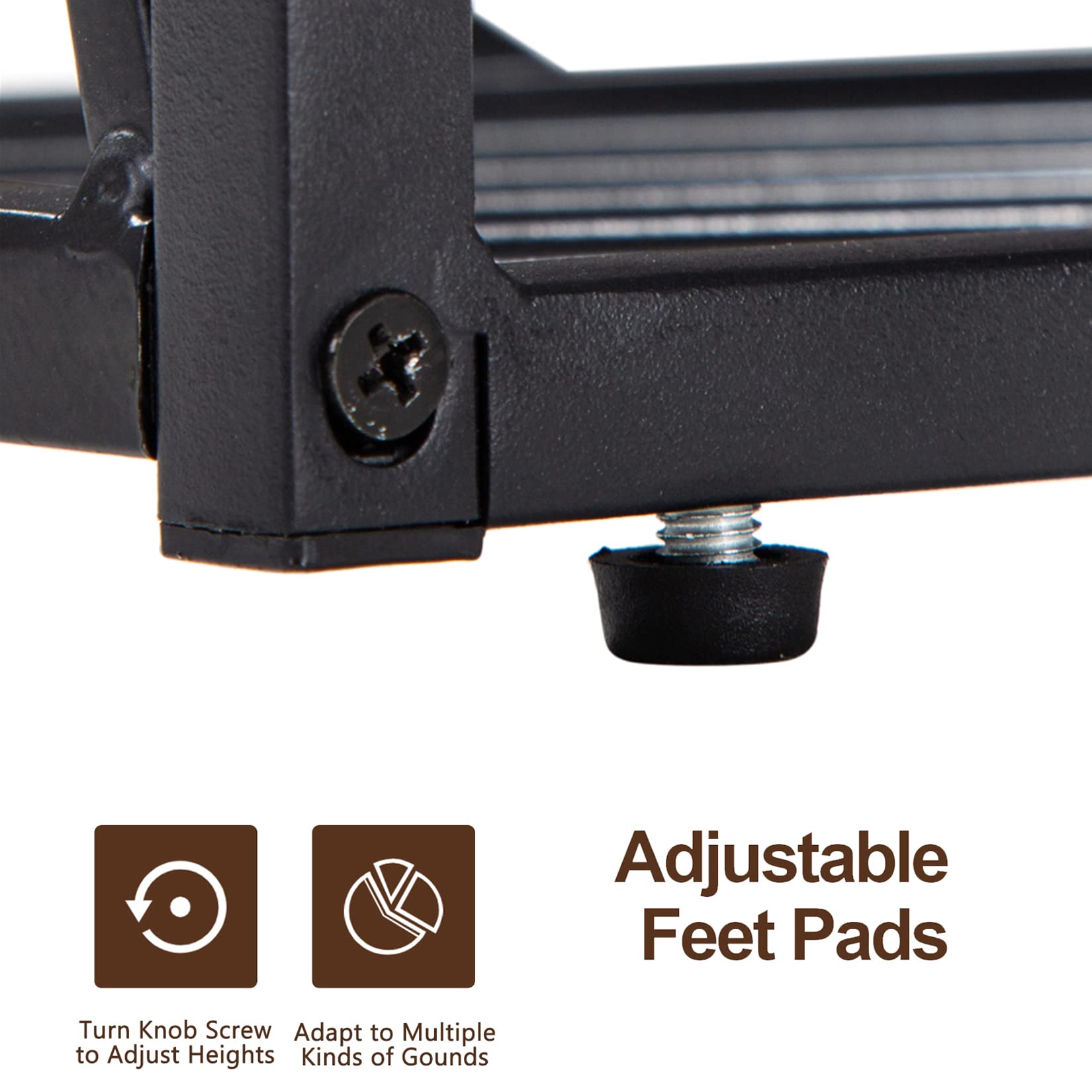 C-Shaped End Table - Portable Side Table for Living Room, Bedroom & Small Spaces - Laptop Holder, Snack Table, Coffee Table - Perfect for Couches, Sofas & Small Apartments