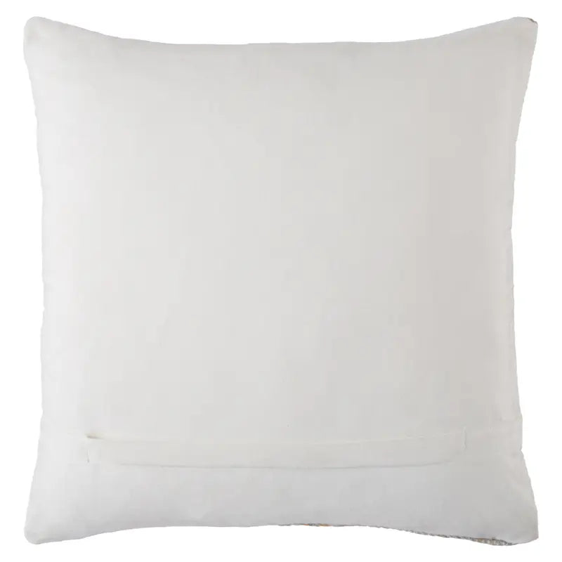 Jaipur Living Siva Groove Throw Pillow - Decorative Boho Cushion Cover for Sofa, Bed & Home Decor - Soft Cotton Square Pillow for Living Room, Bedroom & Dorm