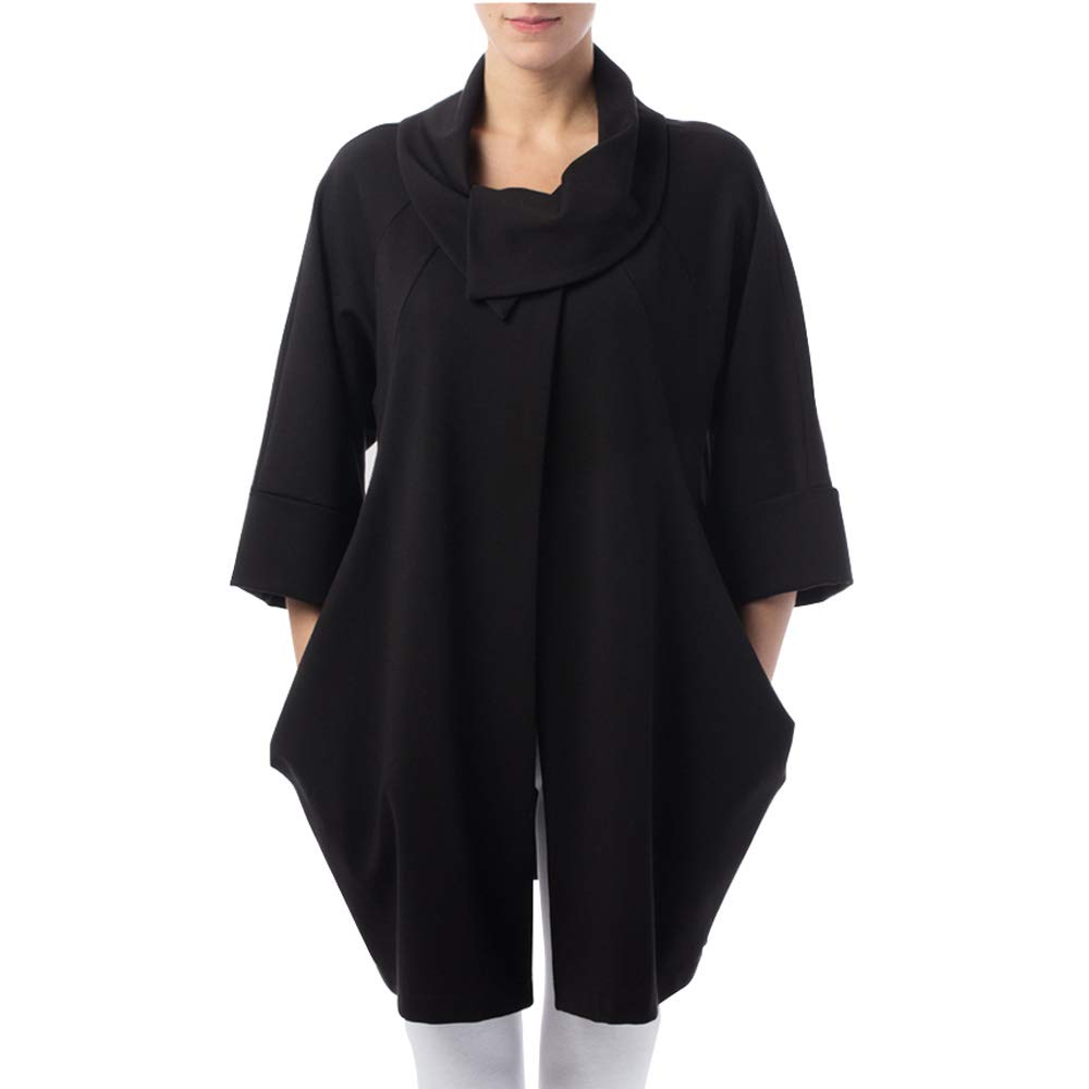 Joseph Ribkoff Women's Wrap Coat with Cowl Neck - Elegant Coverup Style 153302 for Evening Wear & Special Occasions