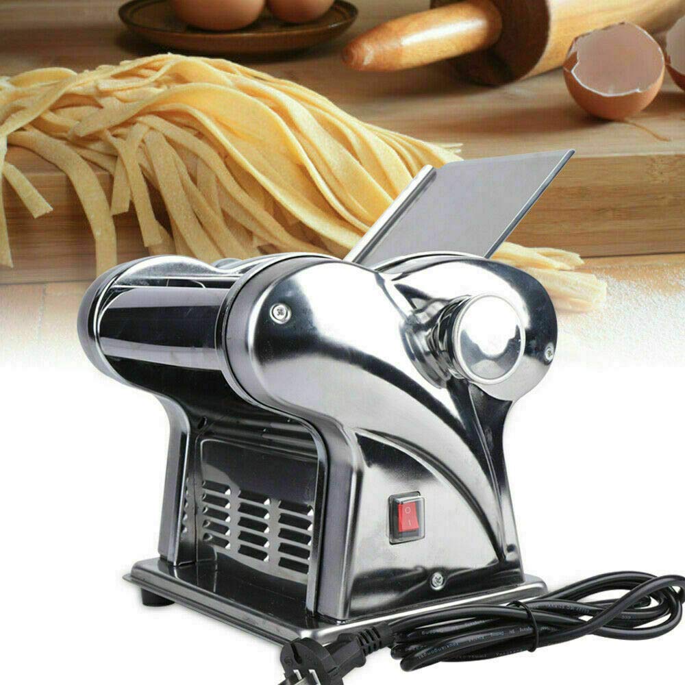 Electric Pasta Maker Machine - Automatic Pasta Press & Manual Roller for Homemade Noodles, Dumpling Wrappers | Perfect for Italian Cuisine, Asian Dishes & Family Cooking
