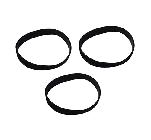 3-Pack Vacuum Cleaner Belts Replacement for Riccar 2000, 4000, 8000 Series - Compatible with Upright Vacuums, Durable Rubber Belt for Home & Office Cleaning