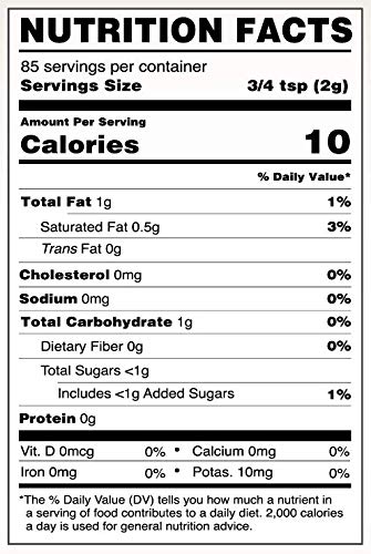 Organic Keto Coffee Creamer with MCT Oil - Dairy Free, Low Carb, Coconut Sugar Sweetened - Perfect for Bulletproof Coffee & Ketogenic Diet (6oz)
