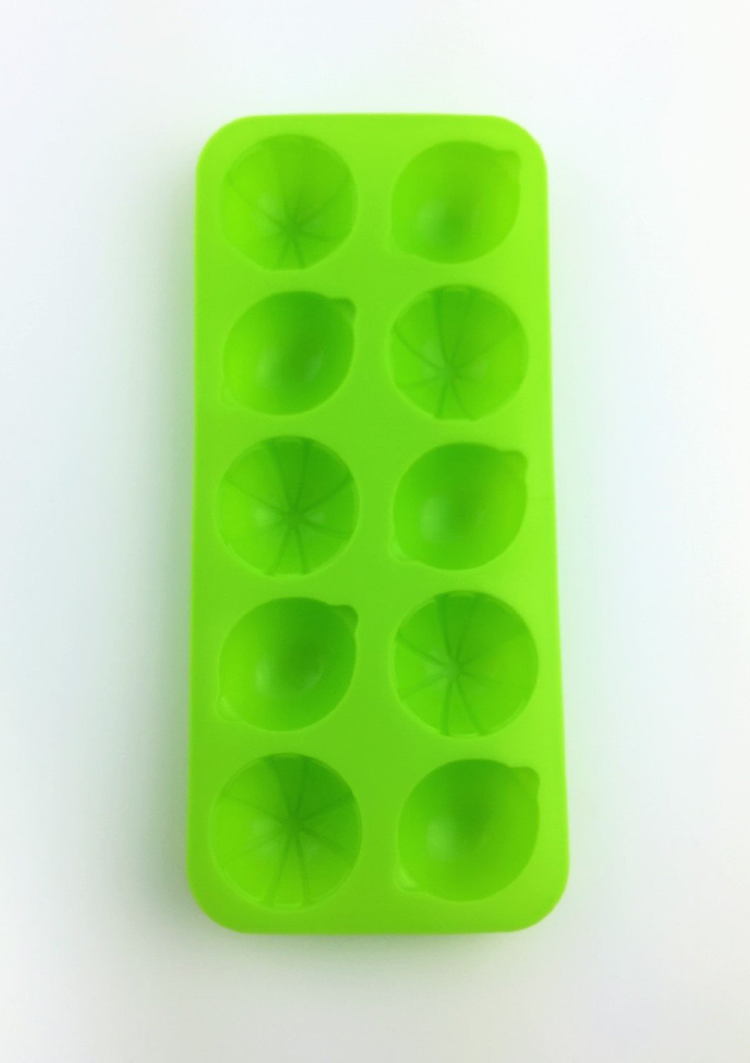 4 Pack Green Lemon-Shaped Silicone Ice Cube Trays - 10 Lemons Per Tray (Random Colors) | Perfect for Summer Drinks, Cocktails & Party Decor | BPA-Free, Flexible & Easy to Use