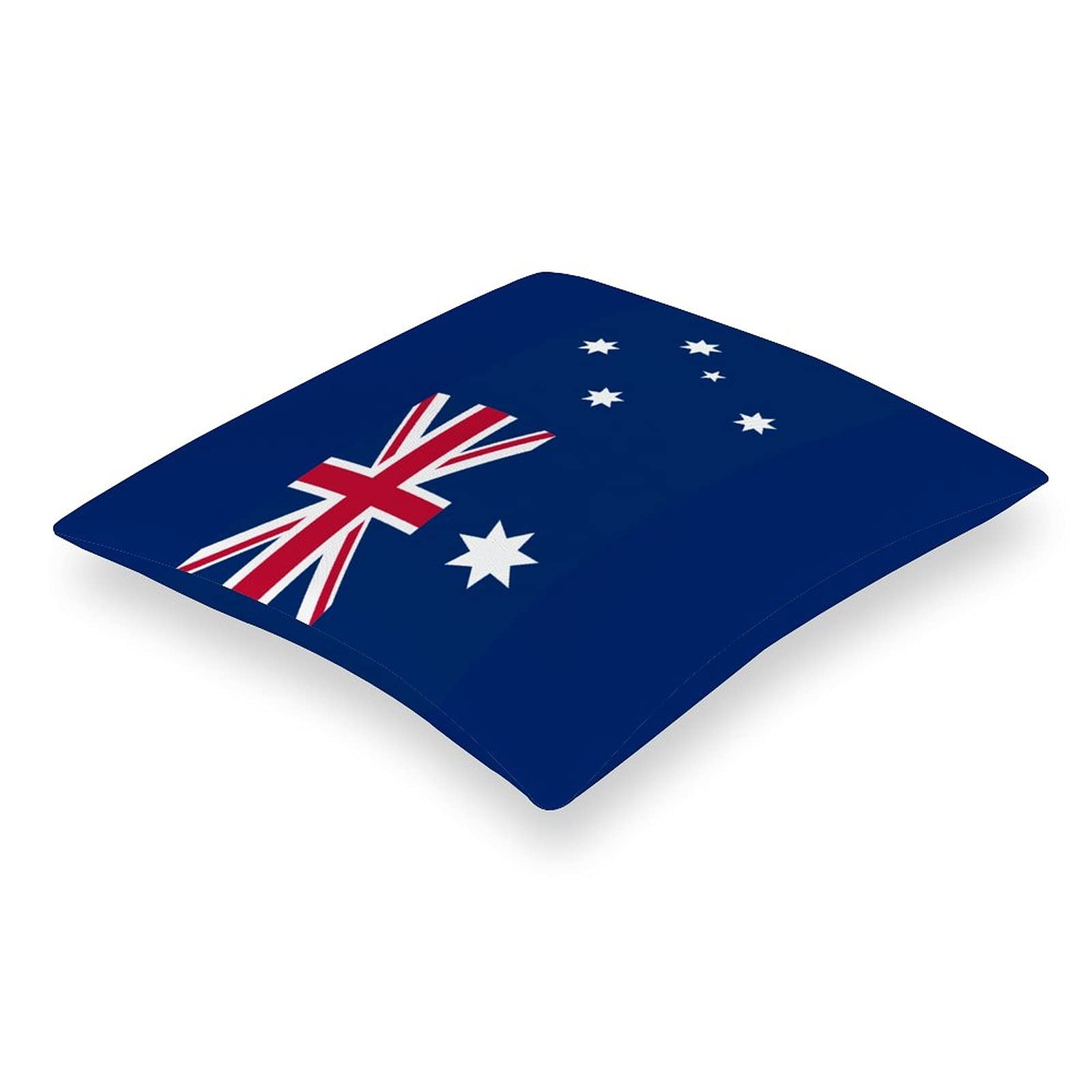12x12 Inch Australian Flag Pillow Cover - Decorative Throw Pillow Case for Car, Chair, Sofa & Bed - Home Decor Cushion Cover (Insert Not Included) | Perfect for Patriotic Decor, Living Room Accents & Outdoor Events