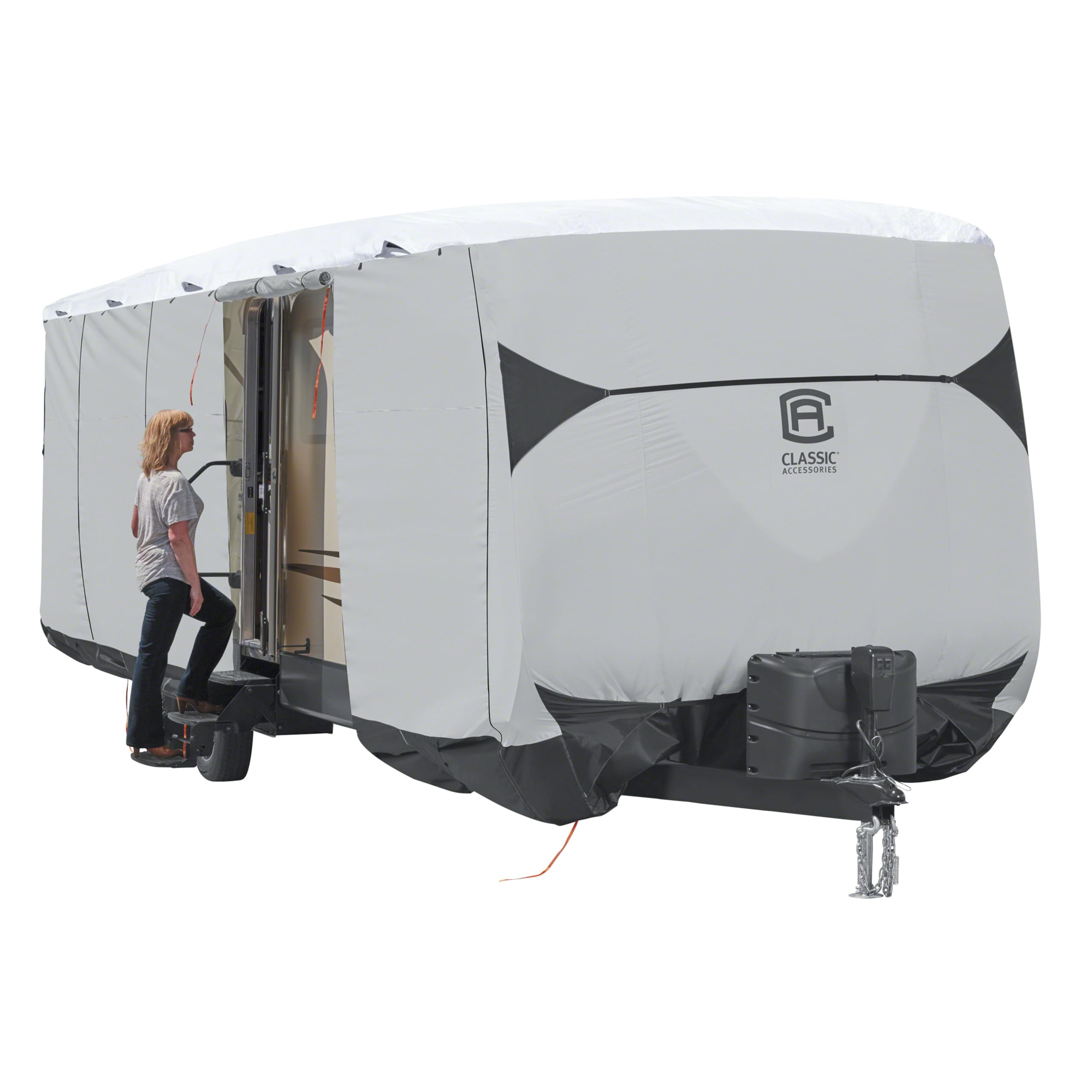 Waterproof Travel Trailer Cover 24'-27' - SkyShield™ for RV & Camping Protection