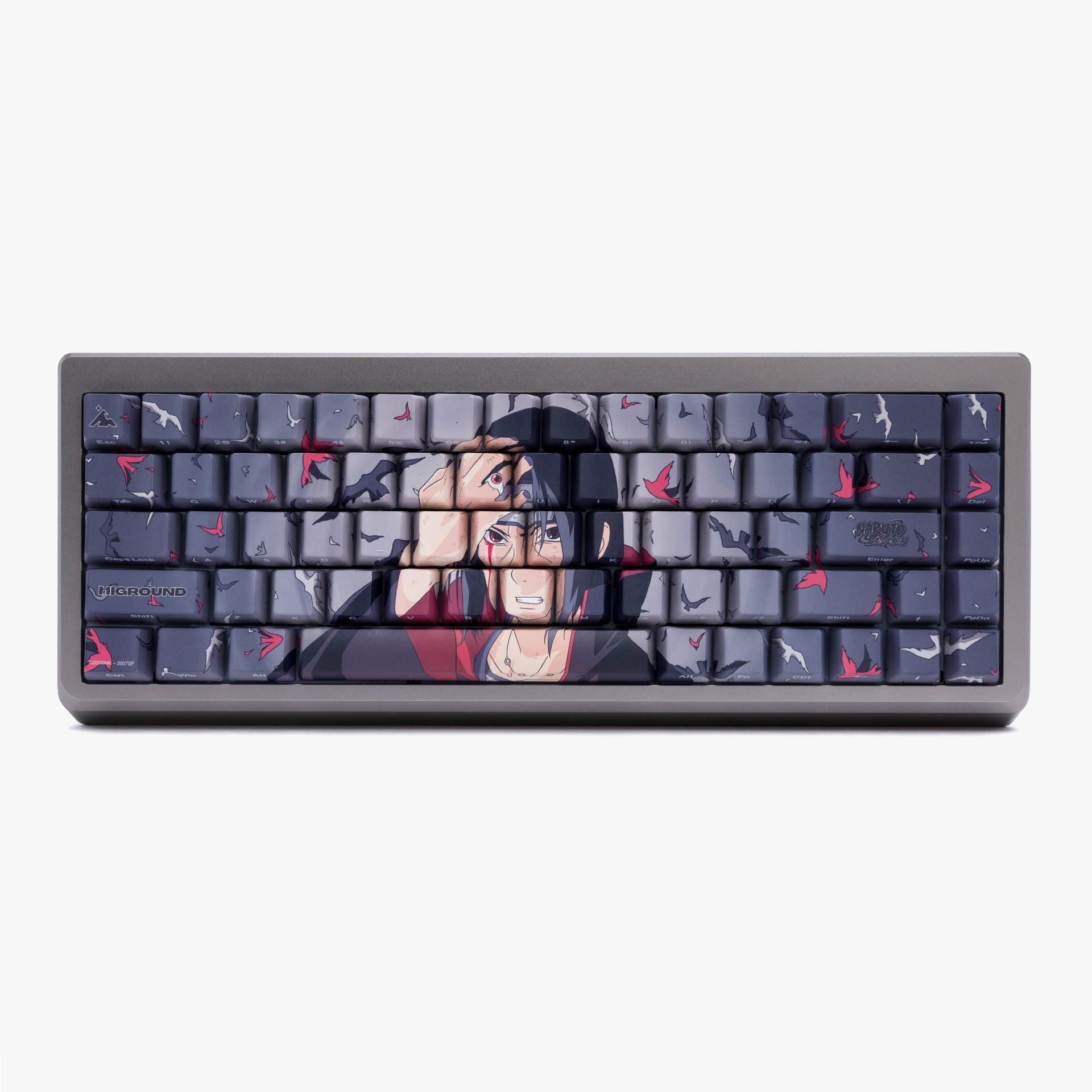 Naruto x HG Summit 65 Mechanical Gaming Keyboard - Itachi Uchiha Themed RGB Backlit - Perfect for Anime Fans & PC Gamers | Ideal for Gaming, Typing & Anime Collectors